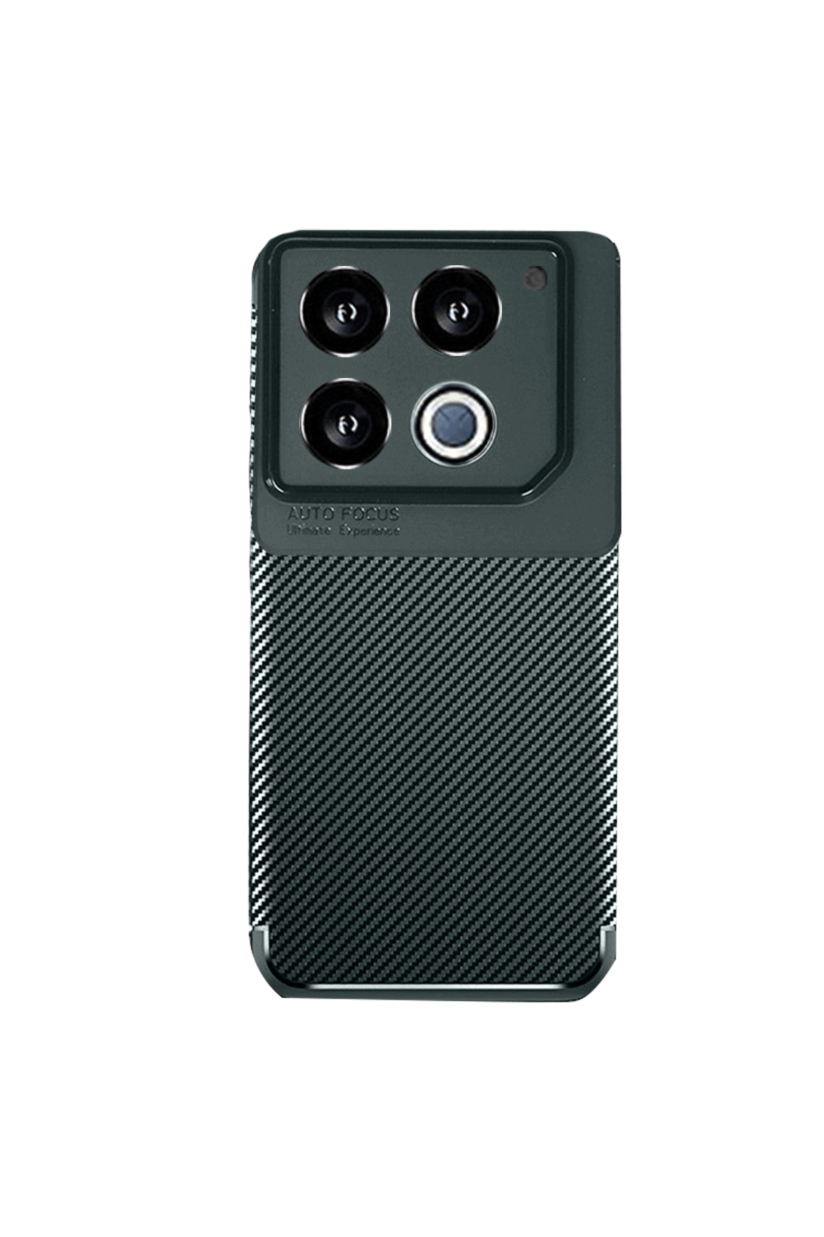 Newface İnfinix Note 40 Pro Kılıf Auto Focus Karbon Kapak - Koyu Yeşil