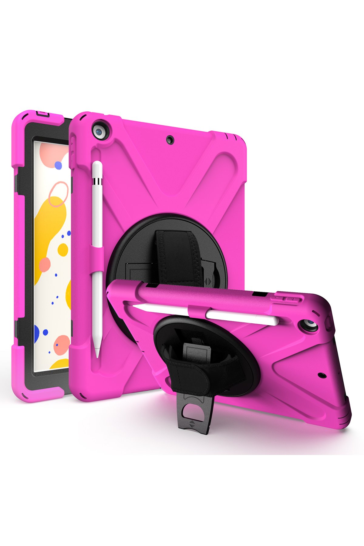 Newface iPad 10.2 (7.nesil) Kılıf 360 Tablet Deri Kılıf - Turkuaz