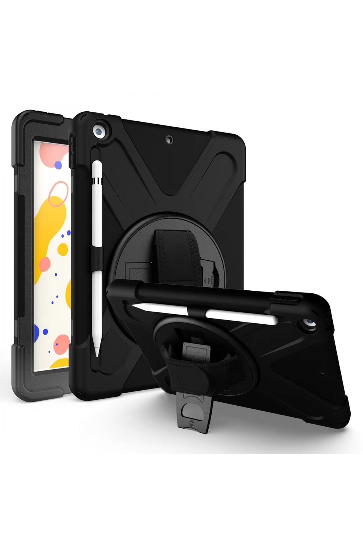 Newface iPad 10.2 (7.nesil) Kılıf Griffin Tablet Kapak - Mor