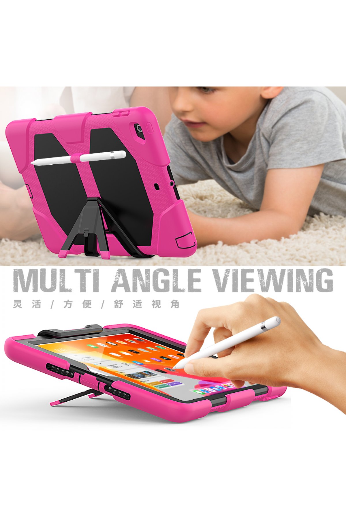 Newface iPad Air 3 10.5 Kılıf Amazing Tablet Kapak - Mor