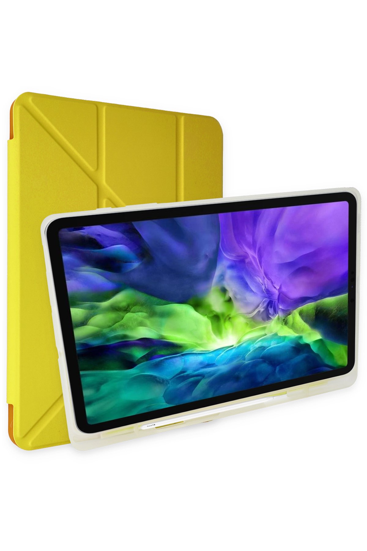 Newface iPad 10.2 (7.nesil) Kılıf Like Stantlı Tablet Silikon - Yeşil
