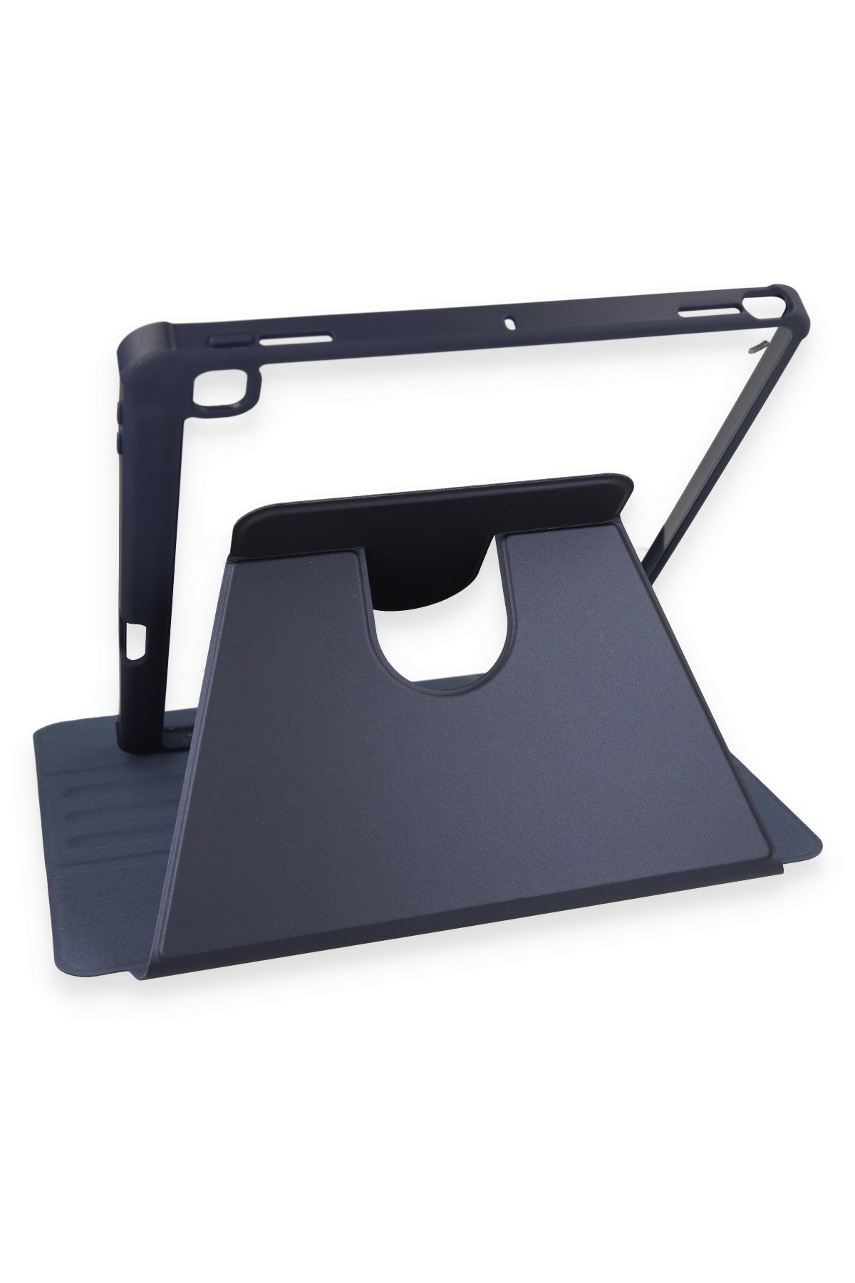 Newface iPad 10.2 (7.nesil) Kılıf Kalemlikli Mars Tablet Kılıfı - Lacivert