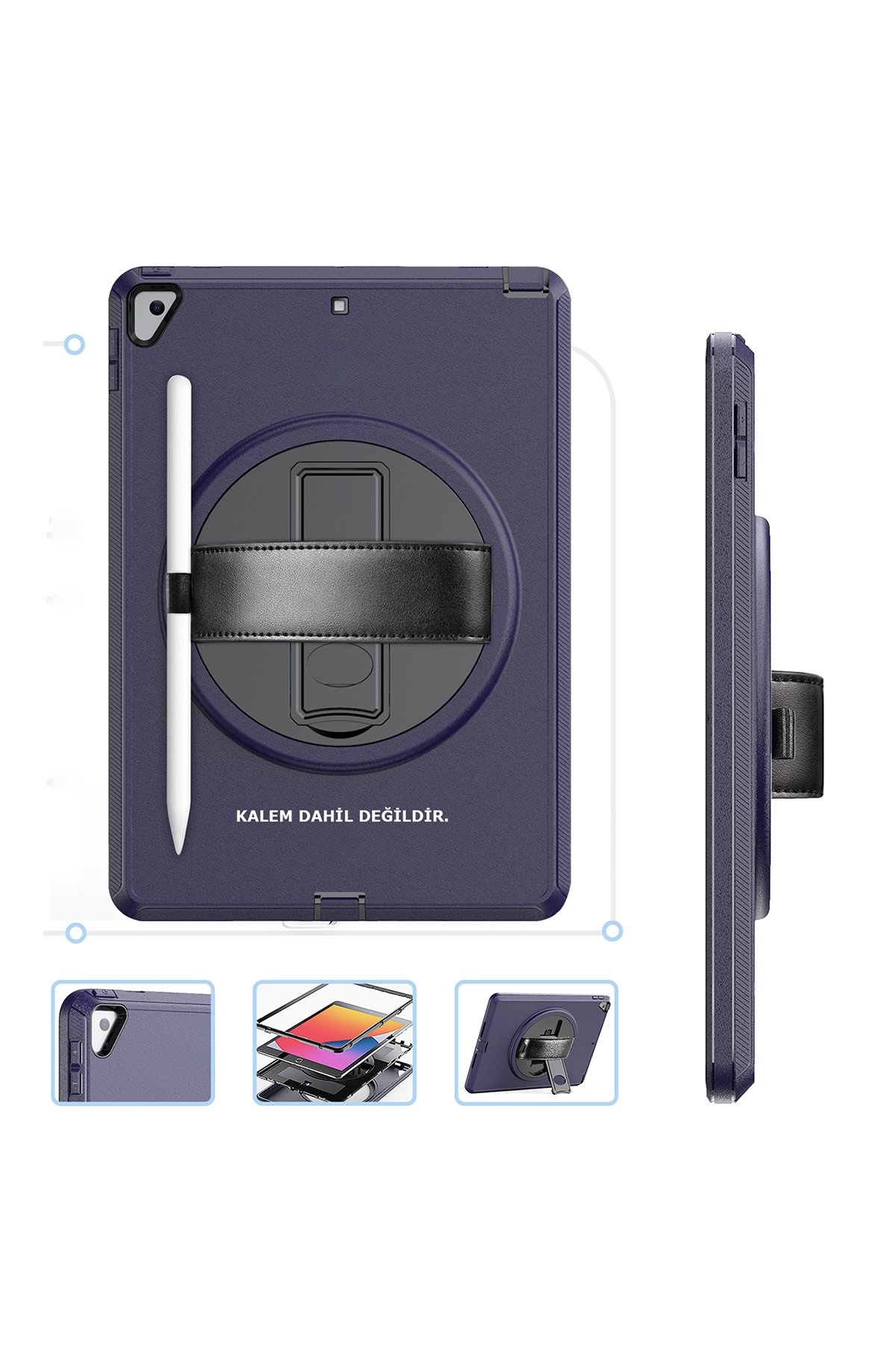 Newface iPad 10.2 (8.nesil) Kılıf Tablet Smart Kılıf - Koyu Yeşil