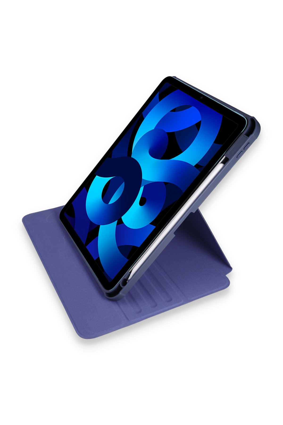 Newface iPad 10.2 (8.nesil) Kılıf Hand Strap Tablet Kılıfı - Gri