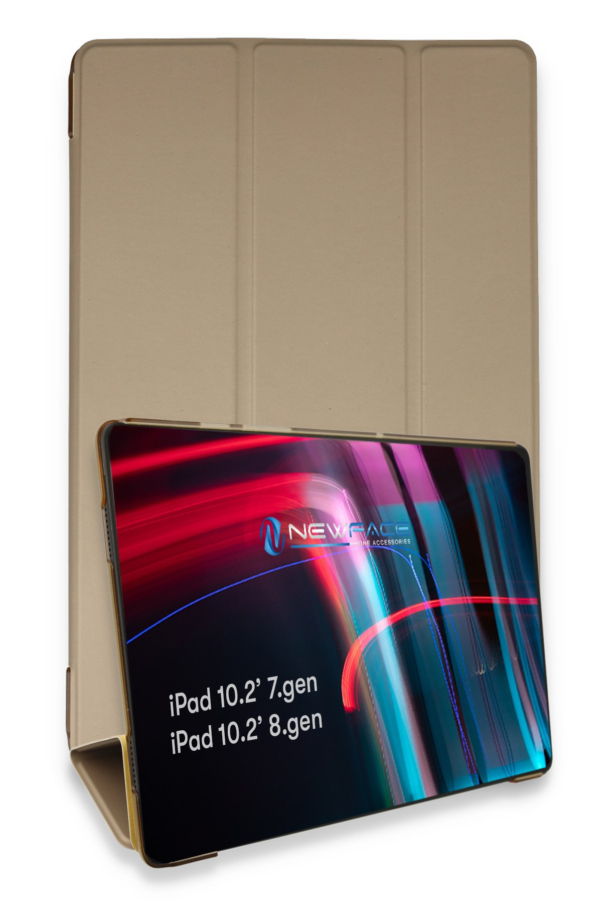 Newface iPad 10.2 (7.nesil) Kılıf Karakter Tablet Silikon - Kırmızı