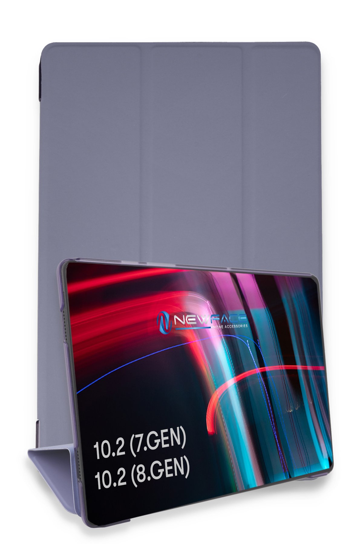 Newface iPad 10.2 (8.nesil) Kılıf Like Stantlı Tablet Silikon - Kırmızı