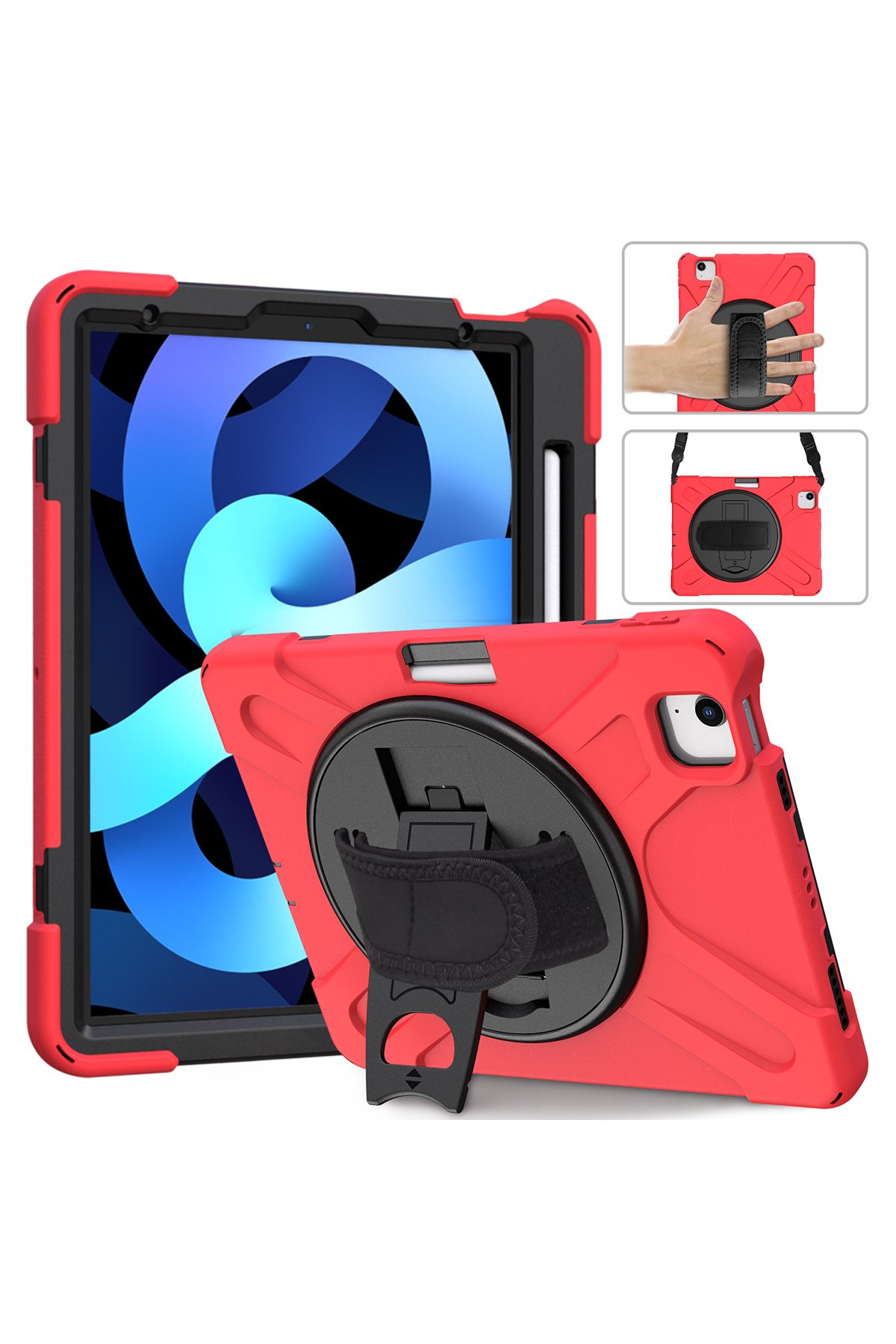 Newface iPad 2022 10.9 (10.nesil) Kılıf 360 Tablet Deri Kılıf - Turkuaz