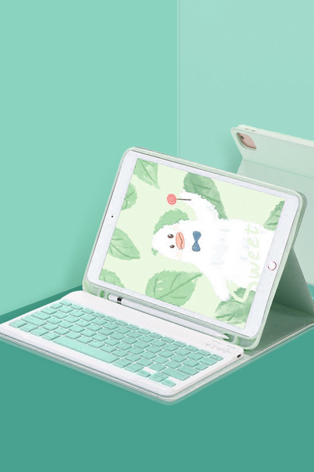Newface iPad 2022 10.9 (10.nesil) Kılıf Hand Strap Tablet Kılıfı - Siyah
