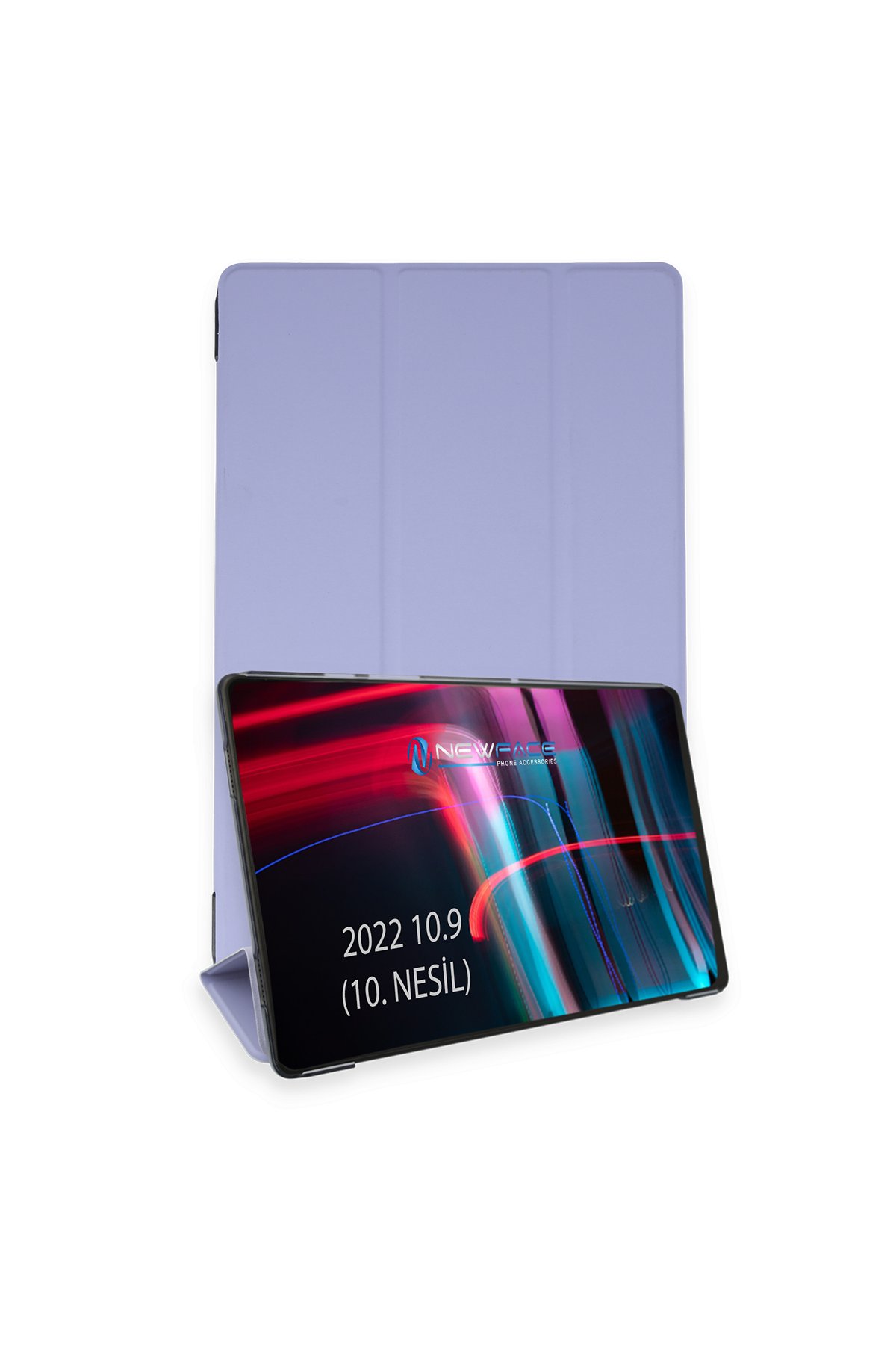 Newface iPad 2022 10.9 (10.nesil) Kılıf Hand Strap Tablet Kılıfı - Lacivert