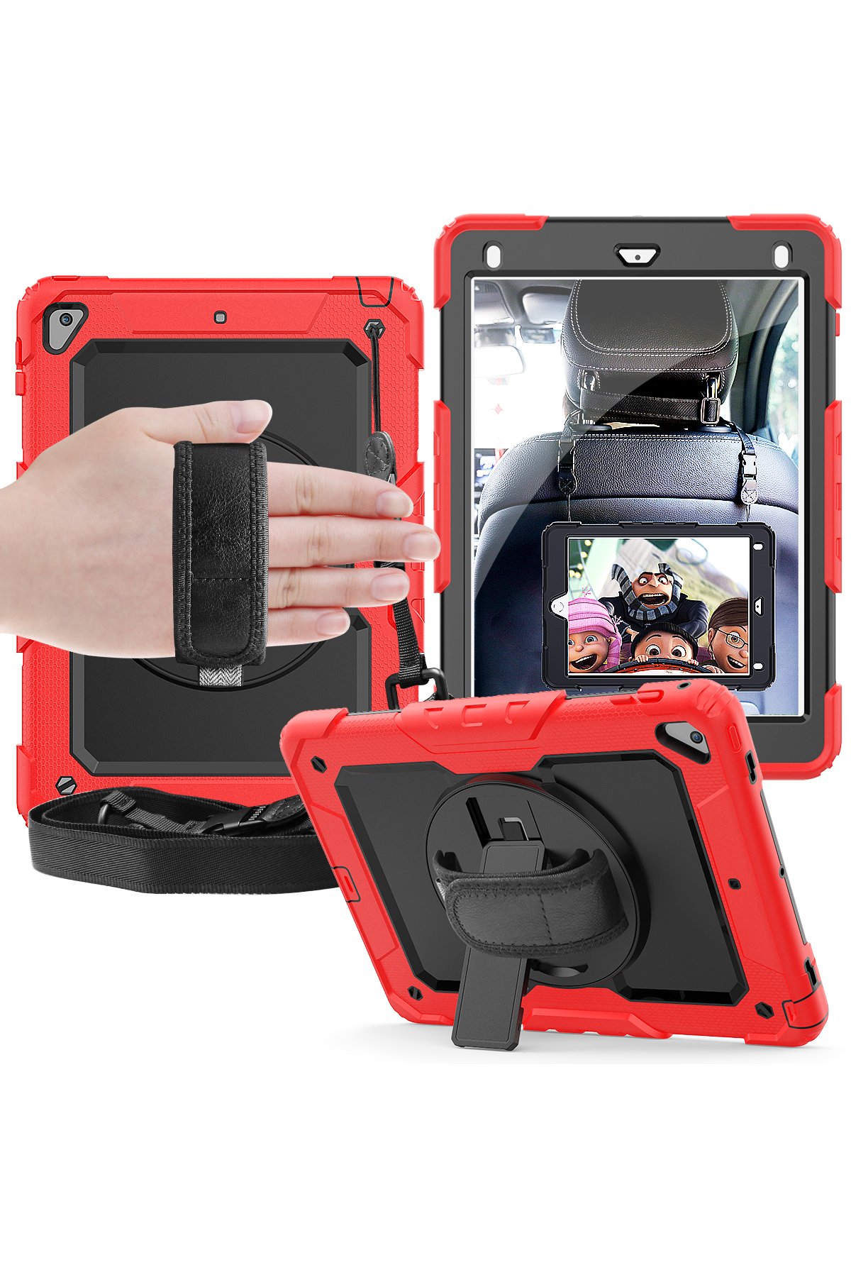 Newface iPad 5 Air 9.7 Kılıf Evo Tablet Silikon - Siyah
