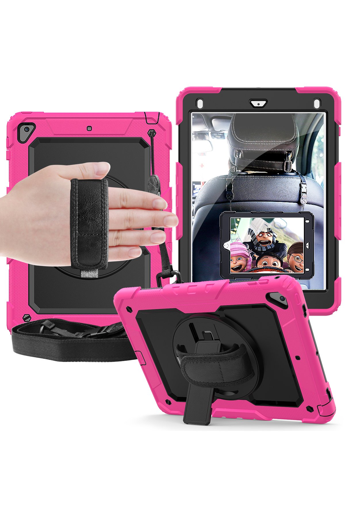 Newface iPad Pro 9.7 Kılıf Like Stantlı Tablet Silikon - Siyah