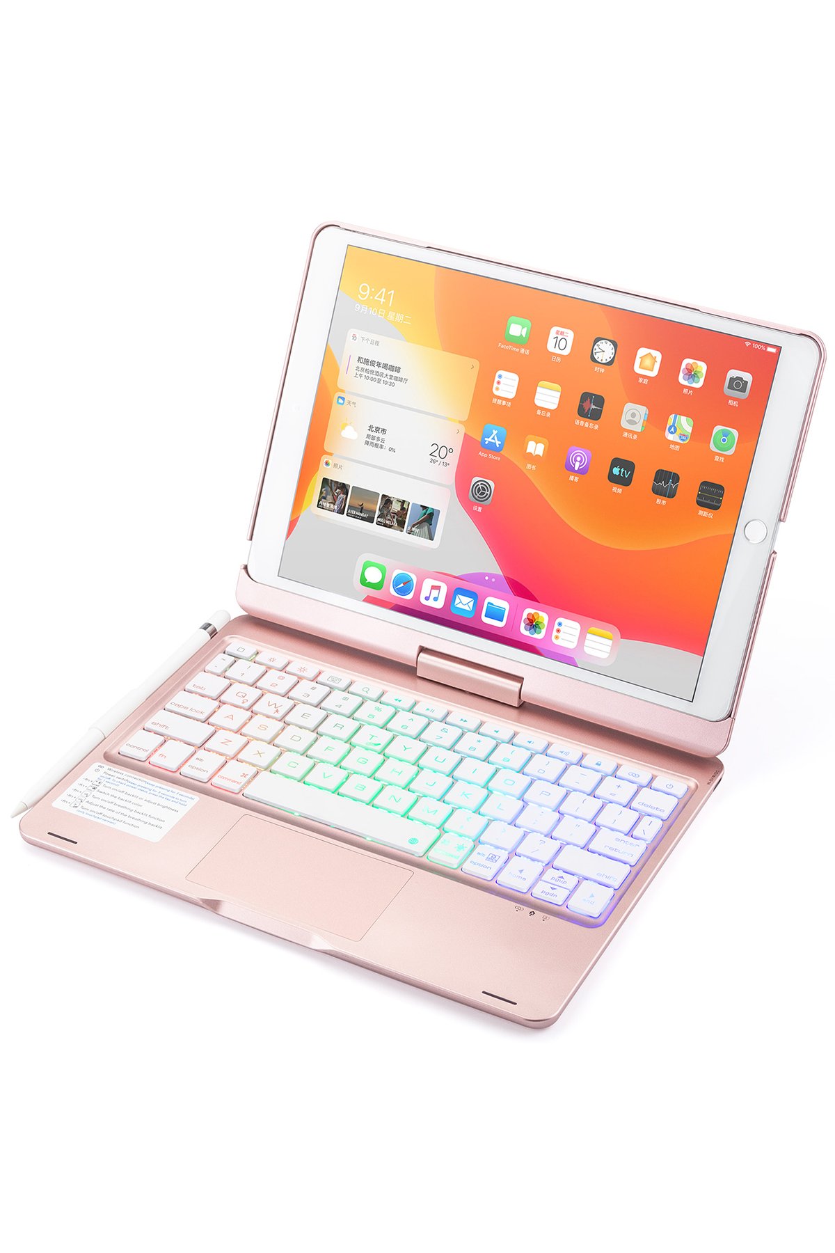 Newface iPad Air 3 10.5 Kılıf Starling 360 Kalemlikli Tablet Kılıf - Siyah