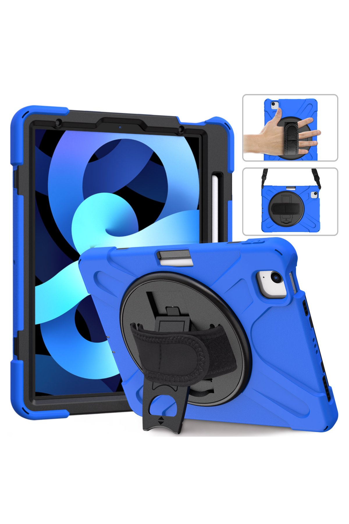 Newface iPad Pro 11 (2020) Kılıf Strap-C Otterbox Tablet Kapak - Mürdüm