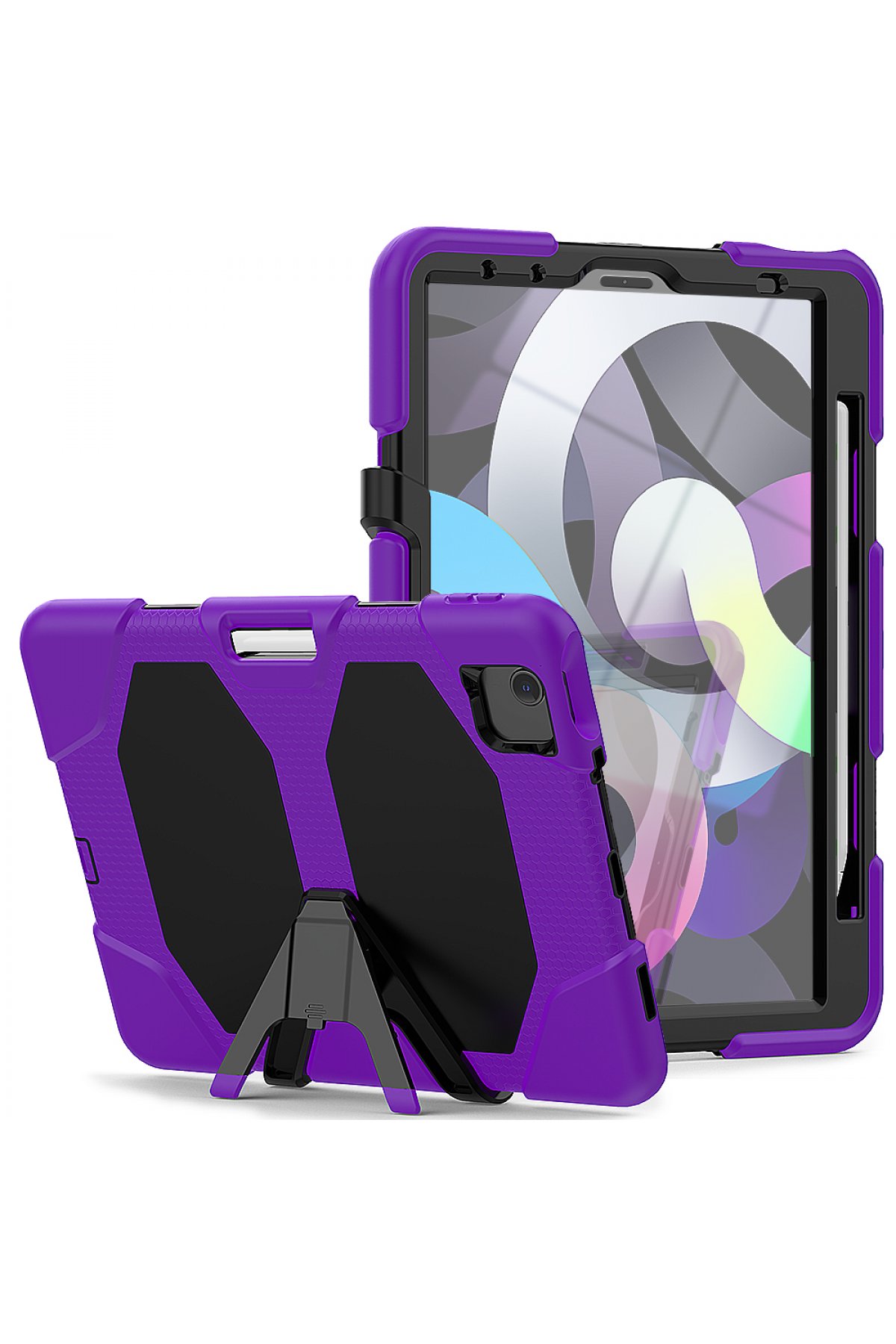 Newface iPad Pro 11 (2018) Kılıf Strap-C Otterbox Tablet Kapak - Siyah