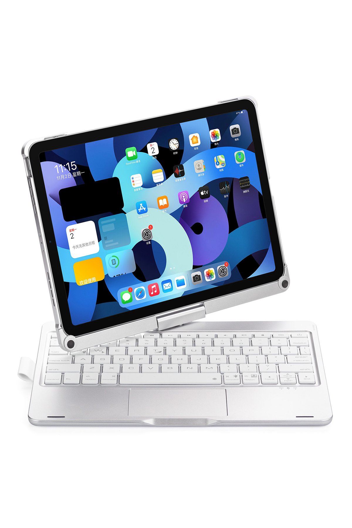 Newface iPad Air 4 10.9 Kılıf Like Stantlı Tablet Silikon - Mor