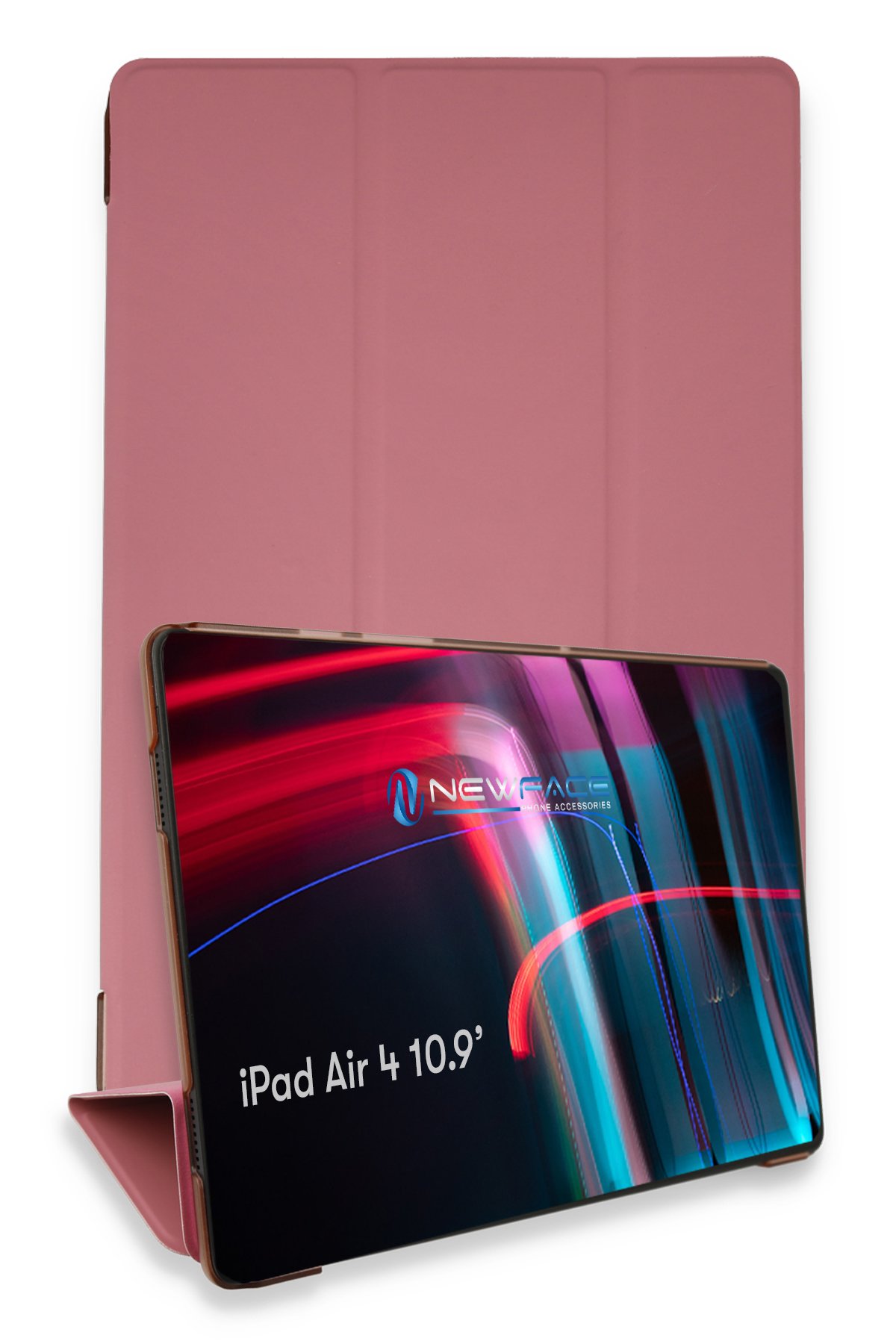 Newface iPad Pro 11 (2018) Kılıf Karakter Tablet Silikon - Açık Pembe