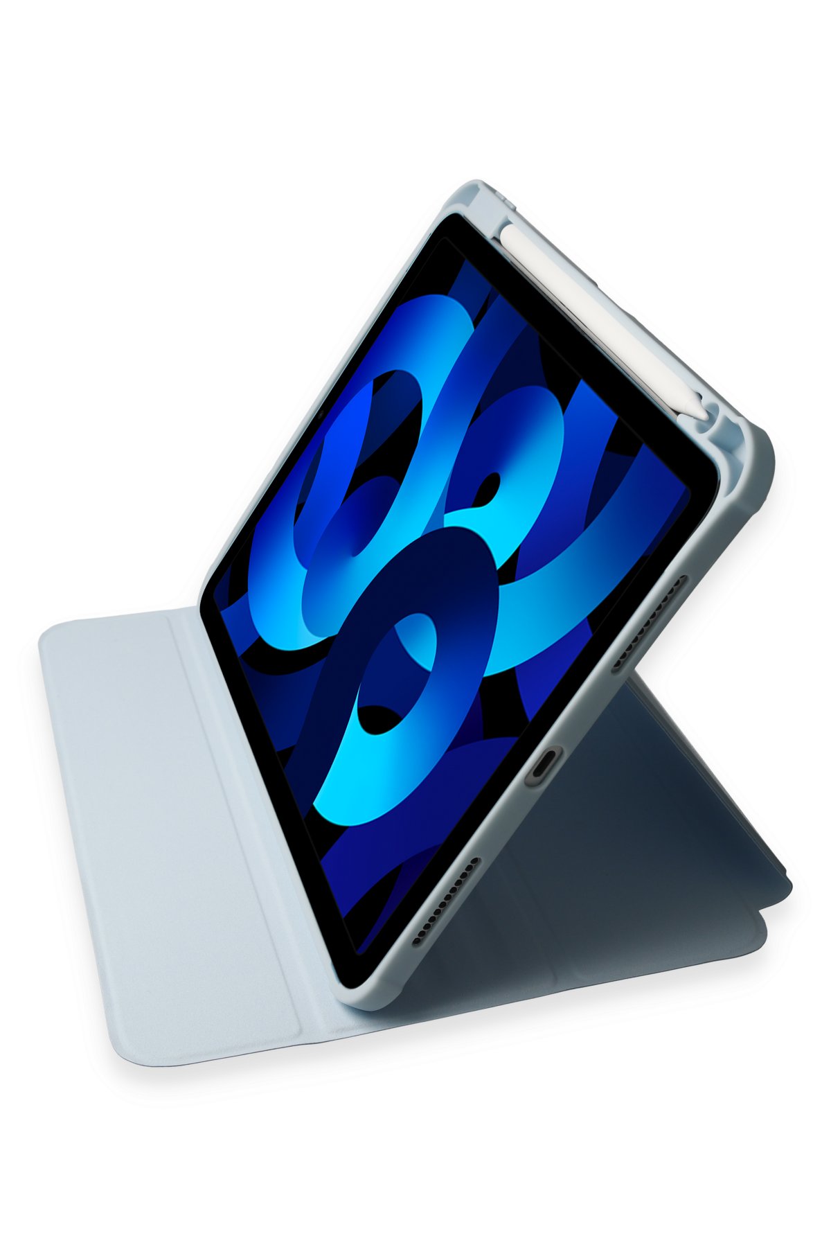 Newface iPad Air 5 (2022) Kılıf Starling 360 Kalemlikli Tablet Kılıf - Mor
