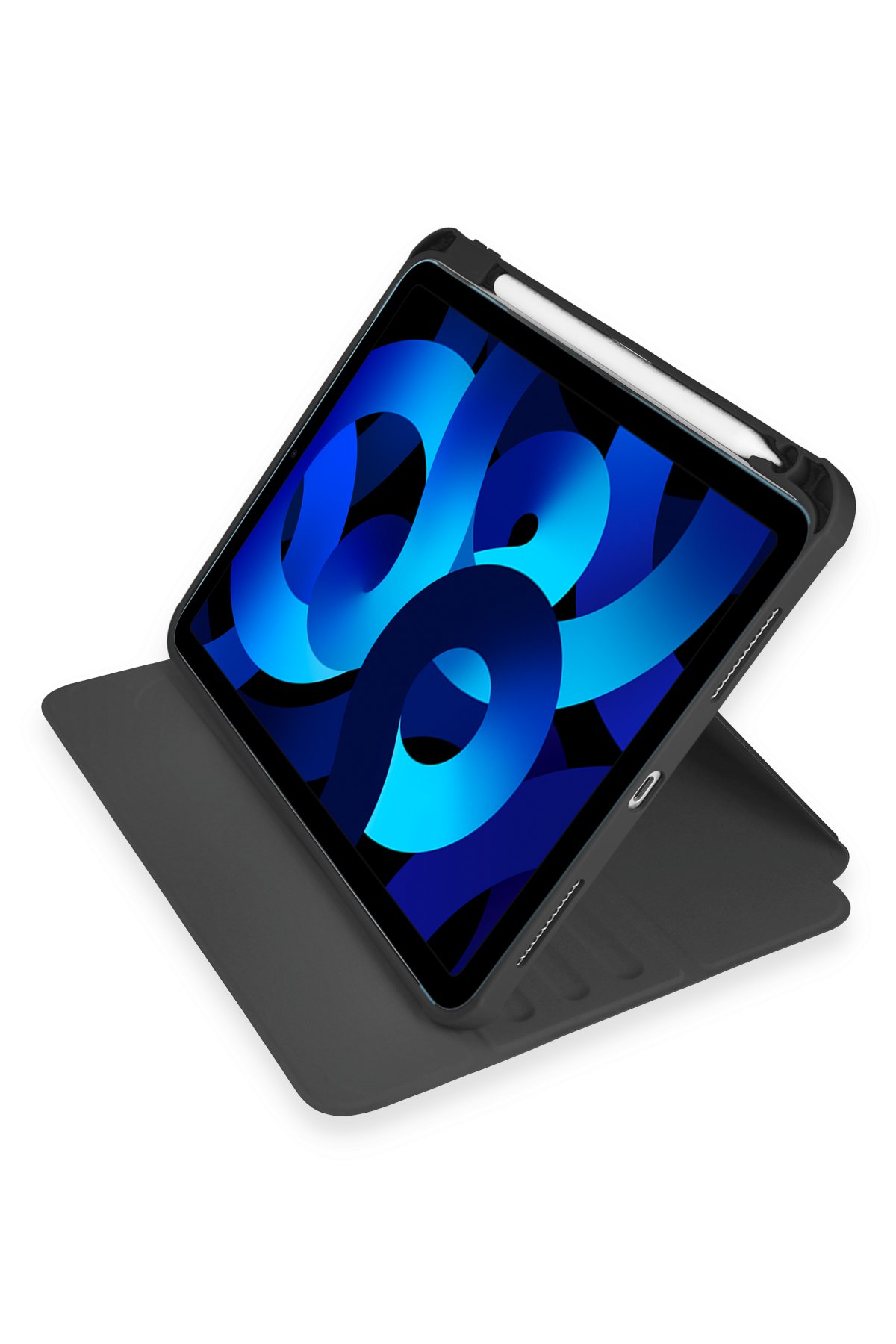 Newface iPad Air 5 (2022) Kılıf Starling 360 Kalemlikli Tablet Kılıf - Siyah