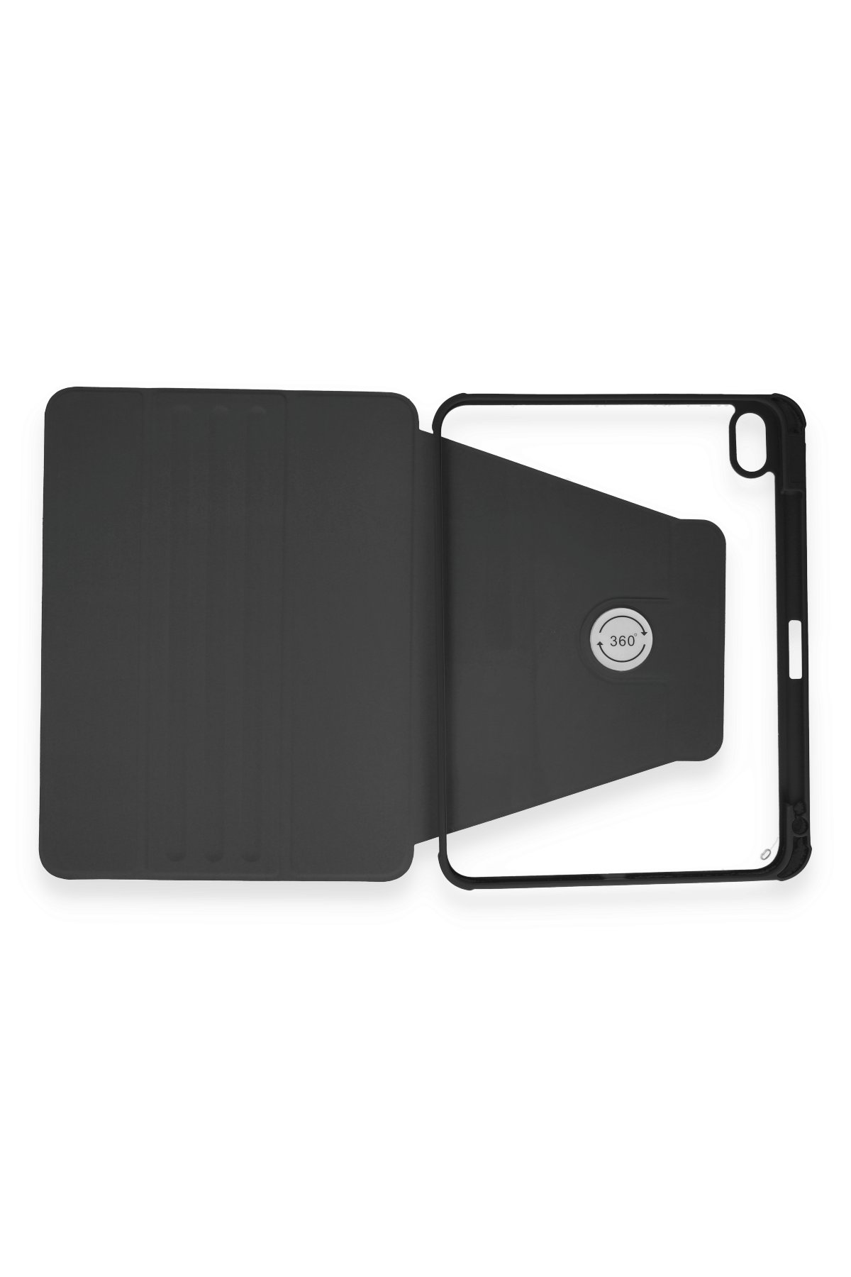 Newface iPad Air 5 (2022) Kılıf Starling 360 Kalemlikli Tablet Kılıf - Siyah