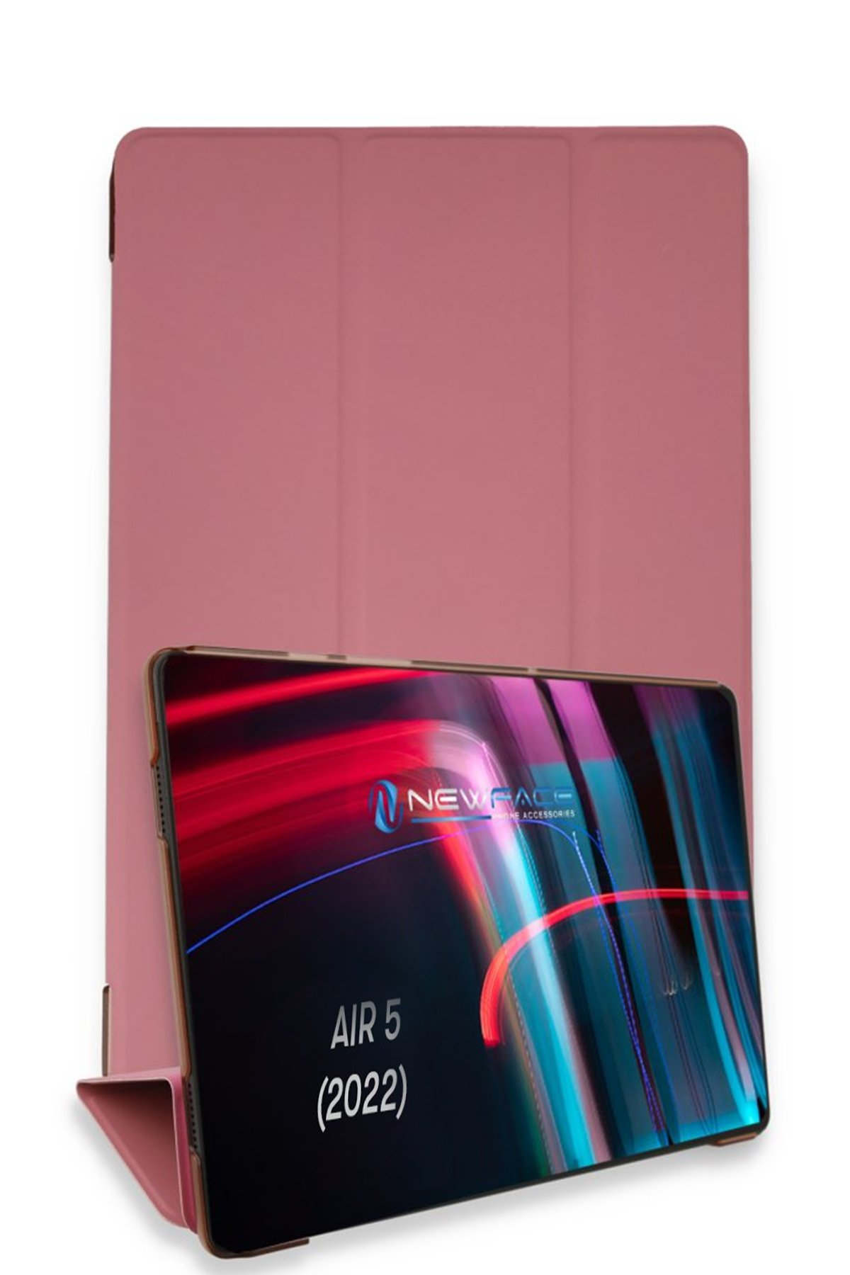 Newface iPad Air 5 (2022) Kılıf Tablet Smart Kılıf - Rose Gold