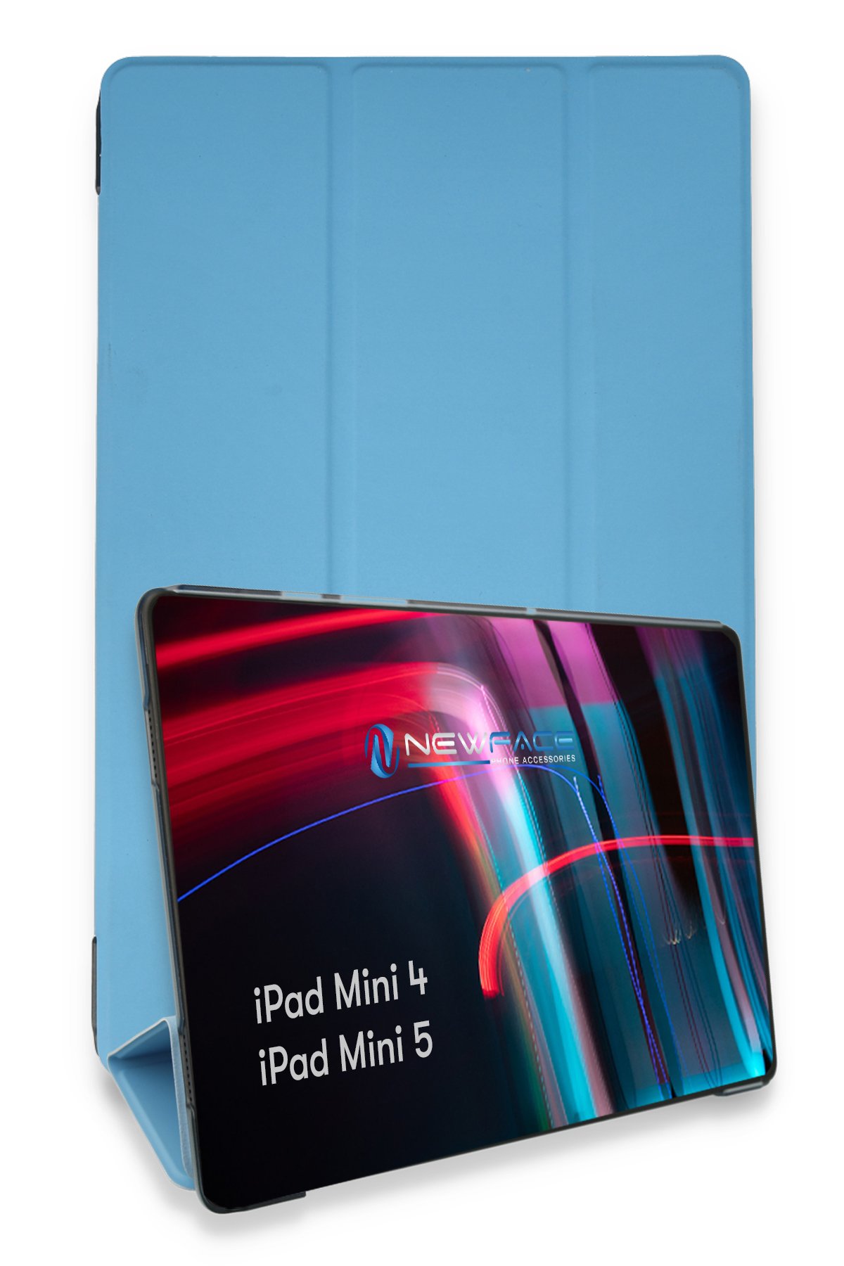 Newface iPad Mini 5 Kılıf Karakter Tablet Silikon - Açık Pembe