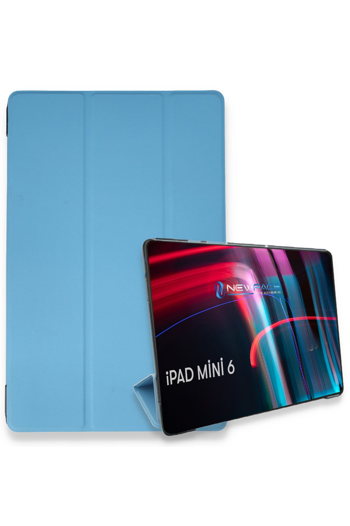 Newface iPad Mini 6 Kılıf Tablet Smart Kılıf - Siyah