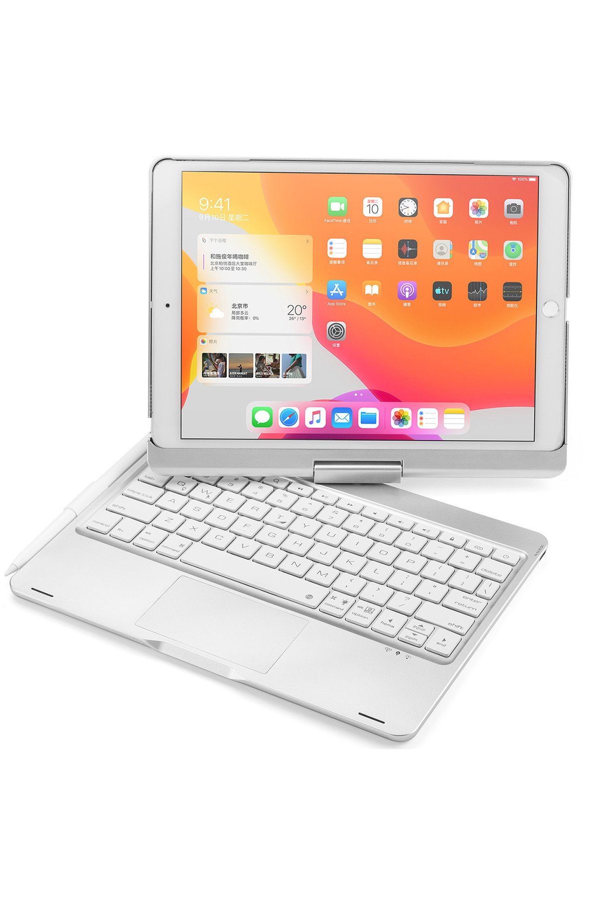 Newface iPad Pro 10.5 Kılıf Kalemlikli Mars Tablet Kılıfı - Koyu Yeşil