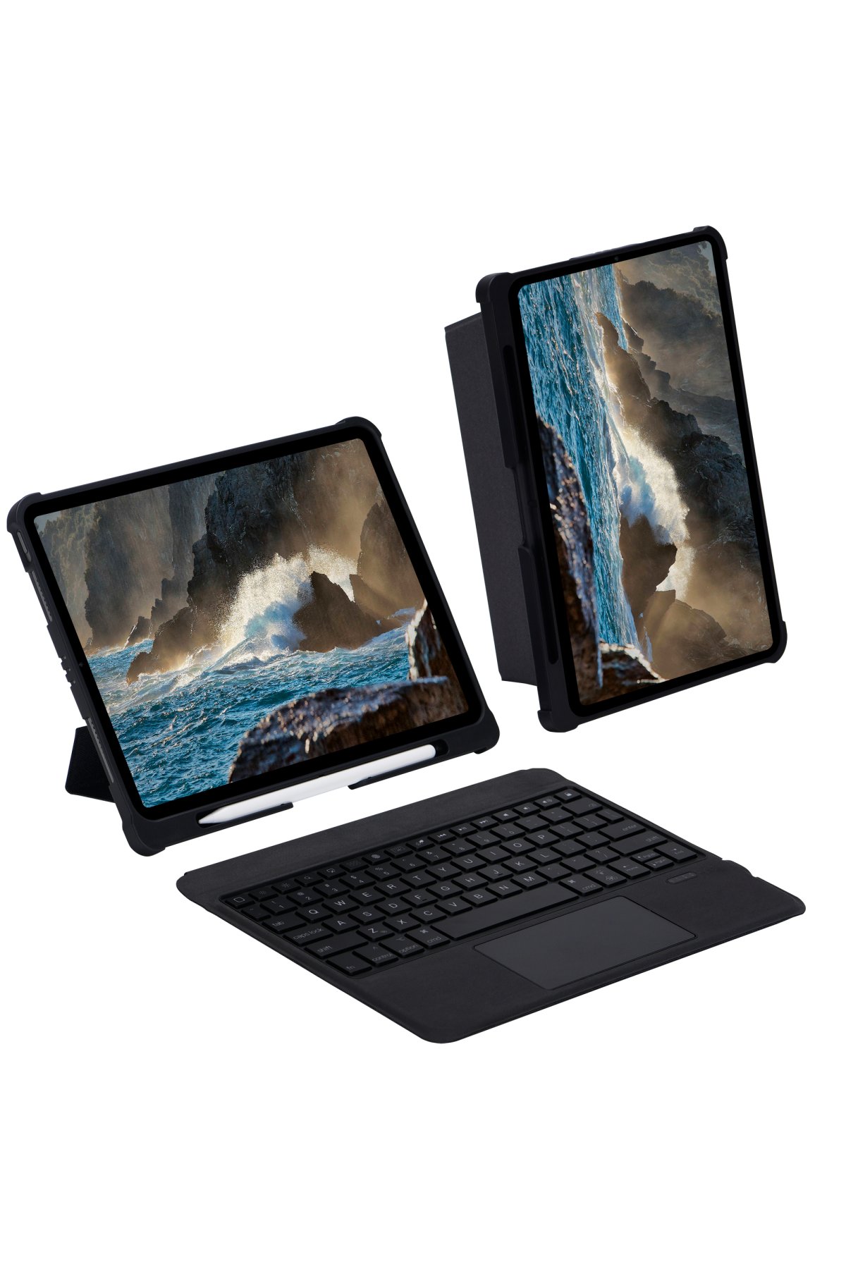 Newface iPad Pro 11 (2018) Kılıf Like Stantlı Tablet Silikon - Mavi