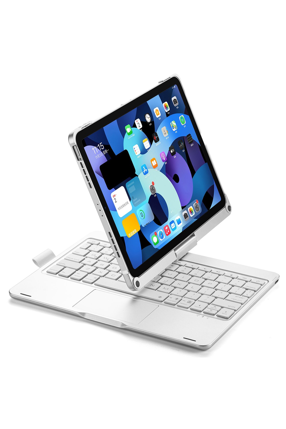 Newface iPad Pro 11 (2018) Kılıf Strap-C Otterbox Tablet Kapak - Lacivert