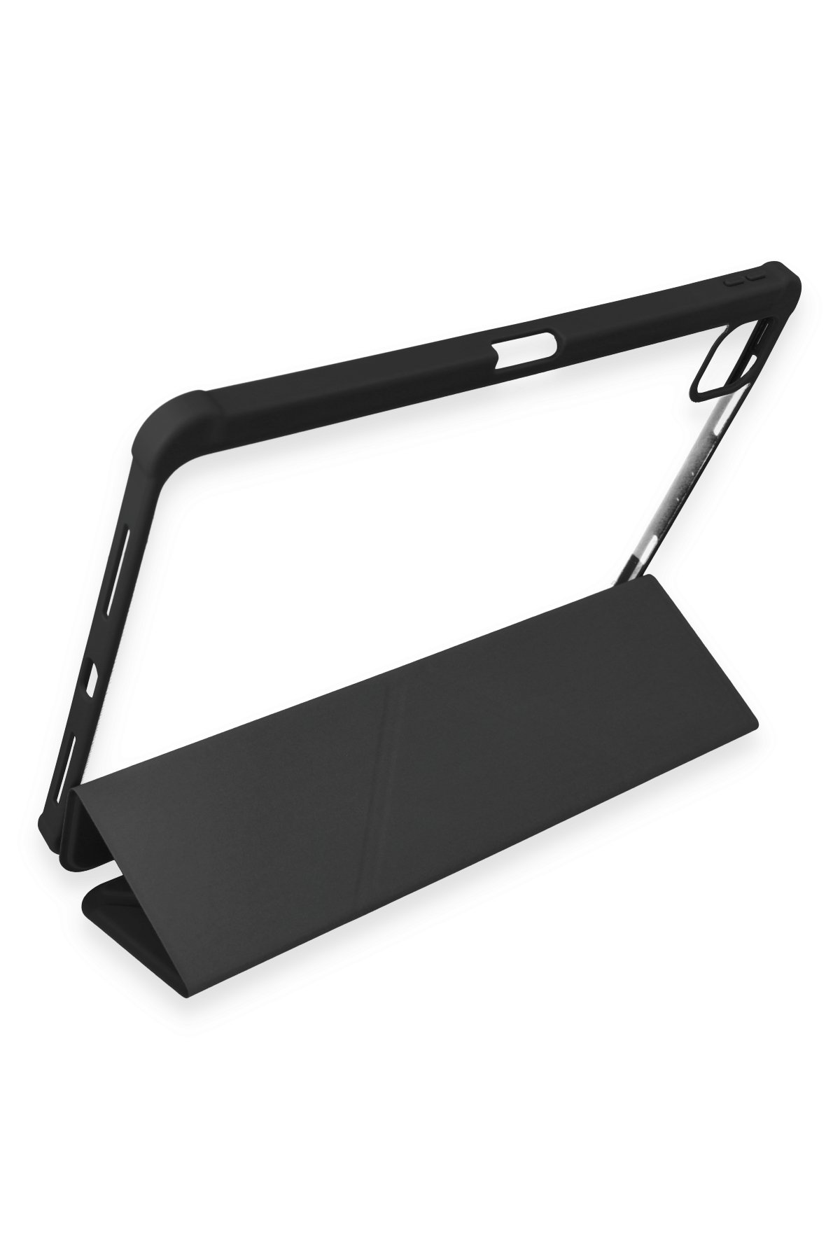 Newface iPad Pro 11 (2020) Kılıf Kalemlikli Mars Tablet Kılıfı - Gri