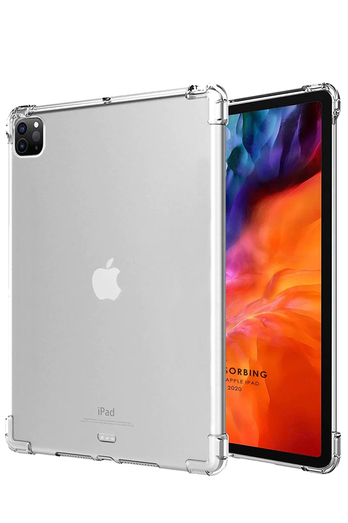 Newface iPad Pro 11 (2020) Kılıf Strap New Tablet Kapak - Pembe