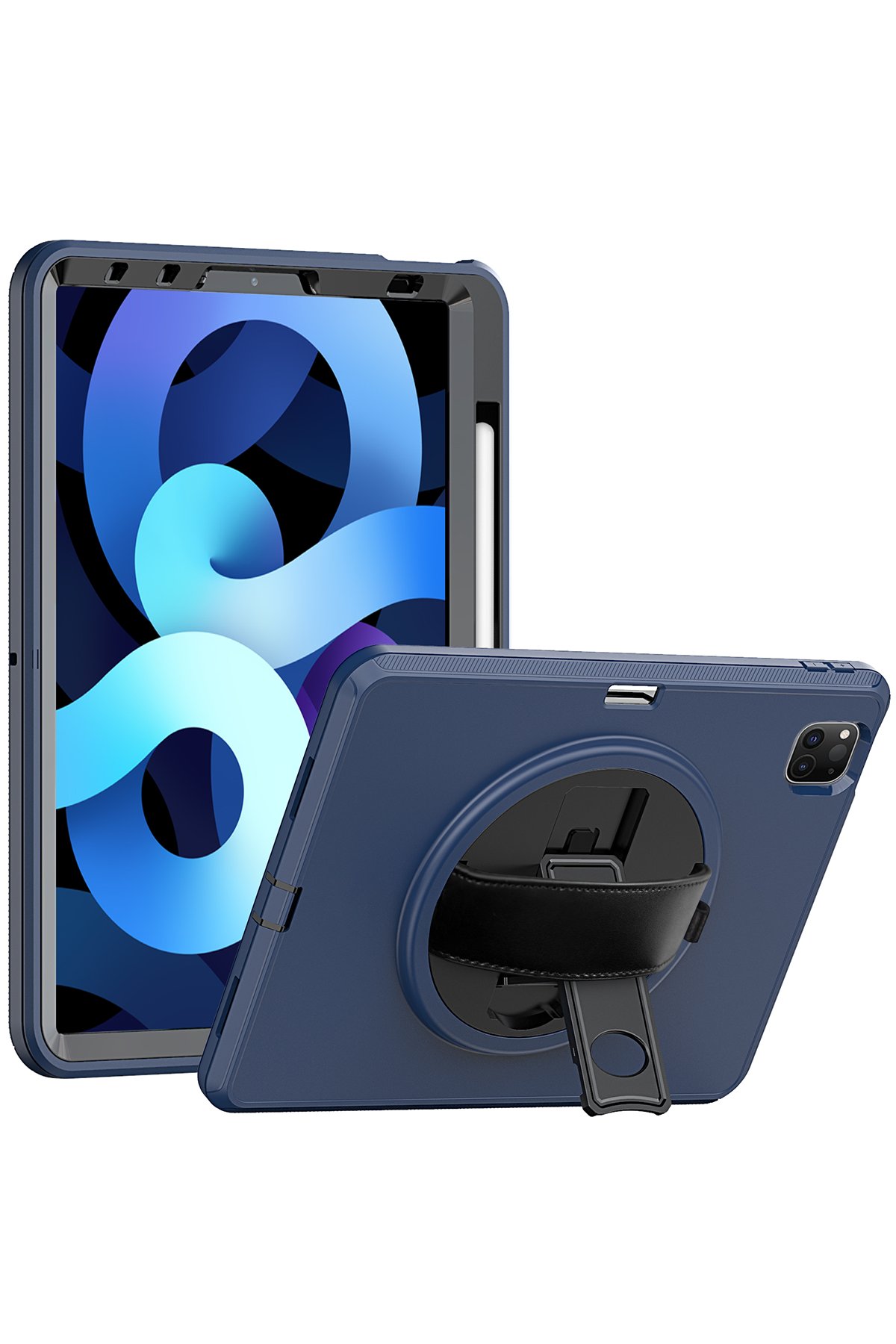 Newface iPad Pro 11 (2021) Kılıf Kalemlikli Mars Tablet Kılıfı - Siyah