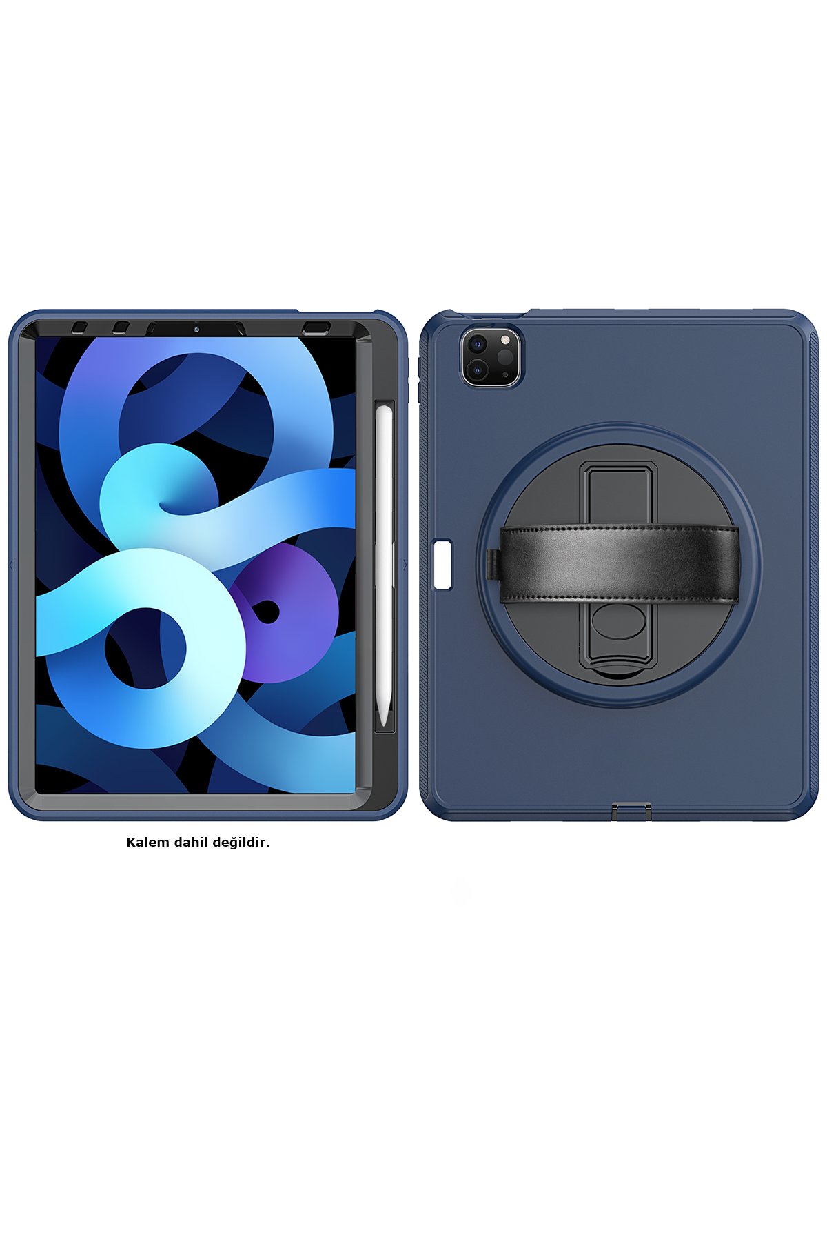 Newface iPad Pro 11 (2021) Kılıf Kalemlikli Mars Tablet Kılıfı - Siyah