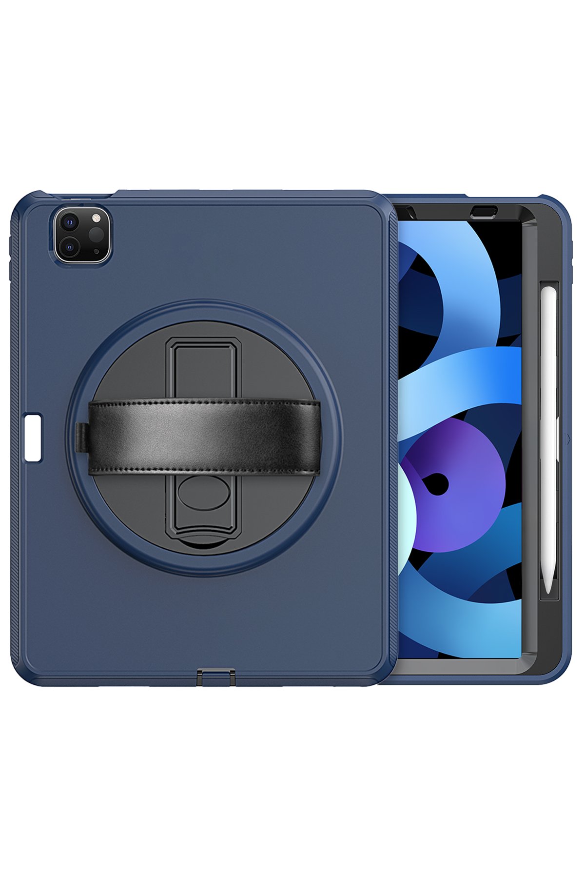 Newface iPad Pro 11 (2021) Kılıf Kalemlikli Mars Tablet Kılıfı - Siyah