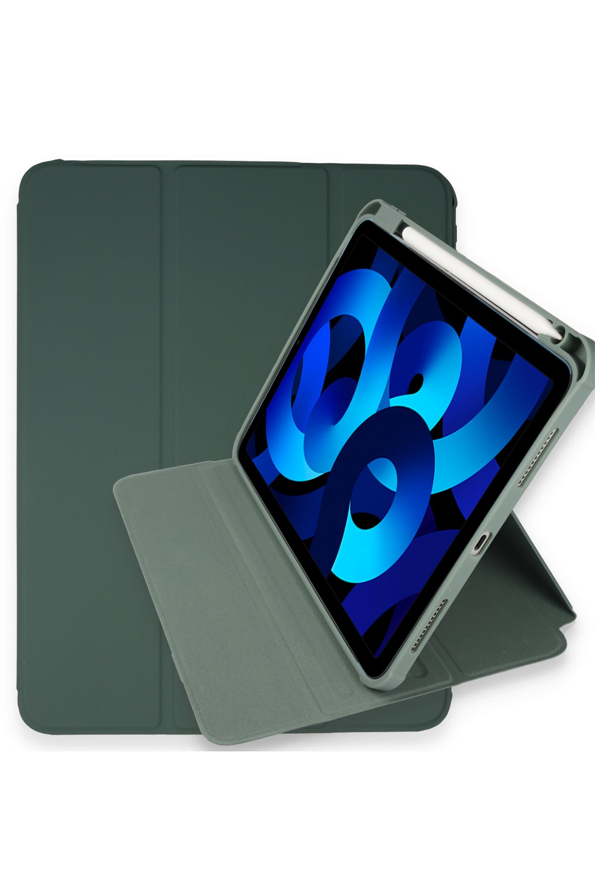 Newface iPad Pro 12.9 (2018) Kılıf Kalemlikli Mars Tablet Kılıfı - Lacivert
