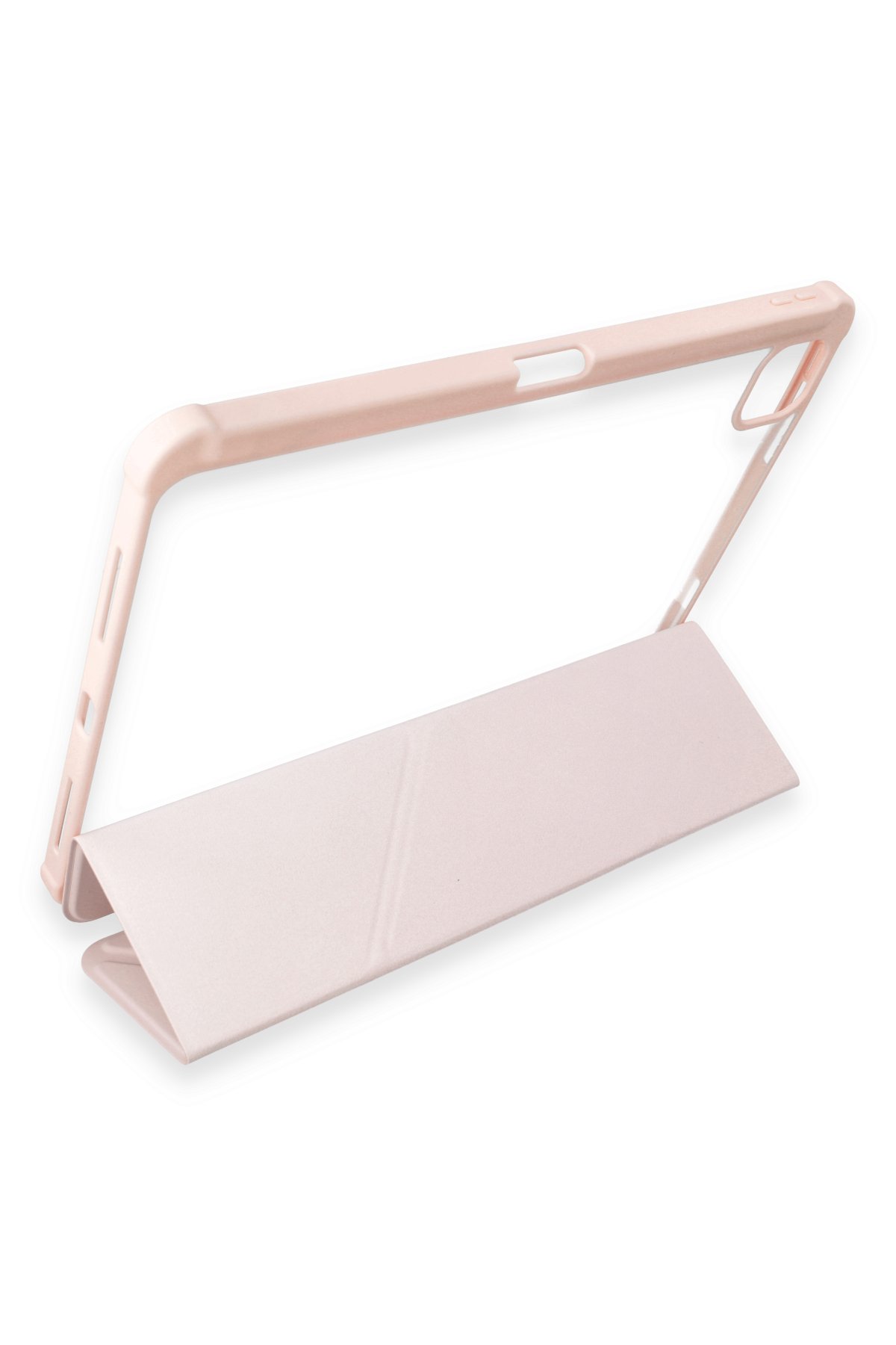 Newface iPad Pro 12.9 (2020) Kılıf Kalemlikli Hugo Tablet Kılıfı - Lila