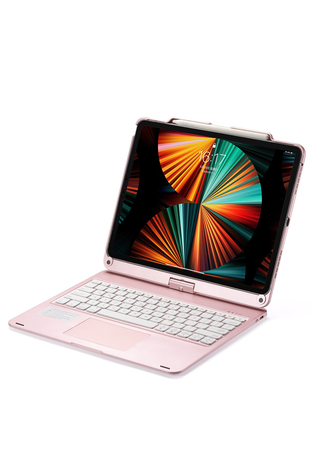 Newface iPad Pro 12.9 (2020) Kılıf Tablet Focus Silikon - Siyah