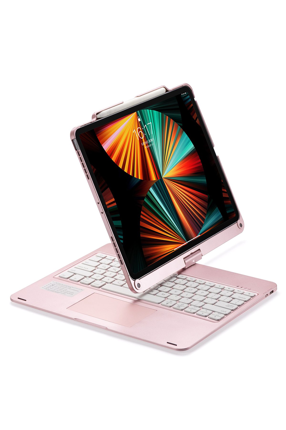 Newface iPad Pro 12.9 (2020) Kılıf Tablet Focus Silikon - Siyah