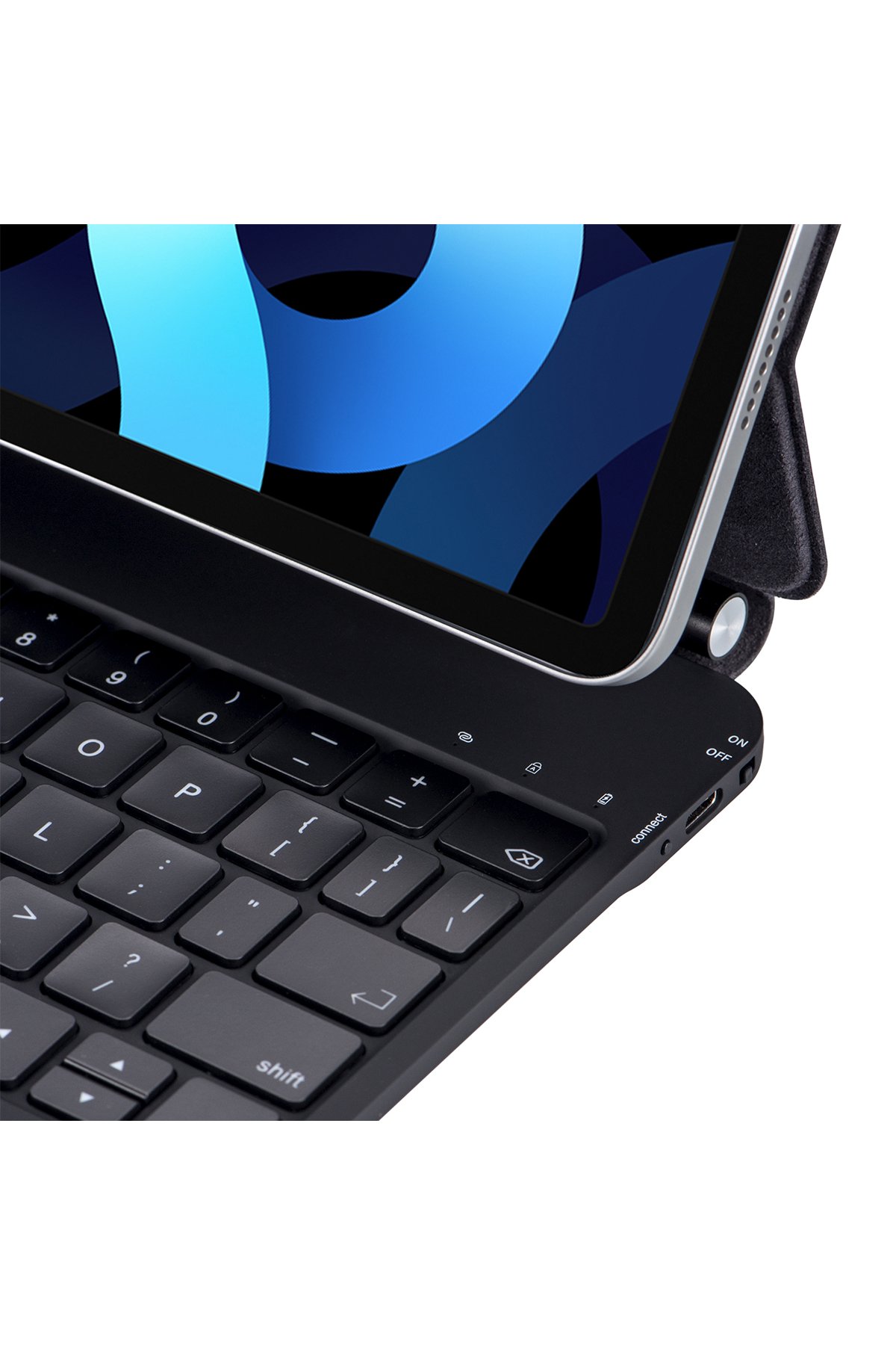 Newface iPad Pro 12.9 (2020) Kılıf Kalemlikli Mars Tablet Kılıfı - Lacivert