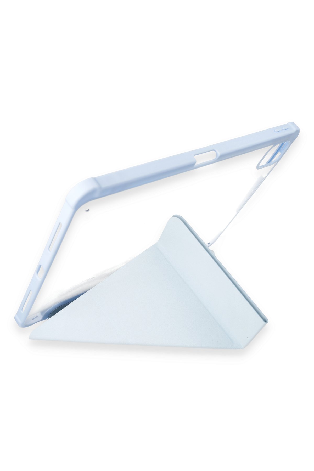 Newface iPad Pro 12.9 (2021) Kılıf 360 Tablet Deri Kılıf - Pembe