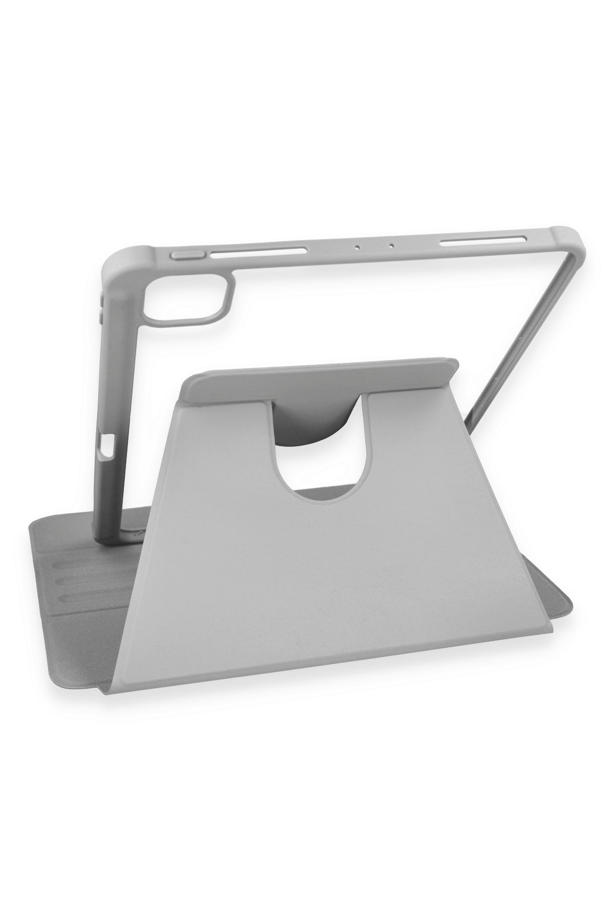 Newface iPad Pro 12.9 (2021) Kılıf Tablet Focus Silikon - Siyah