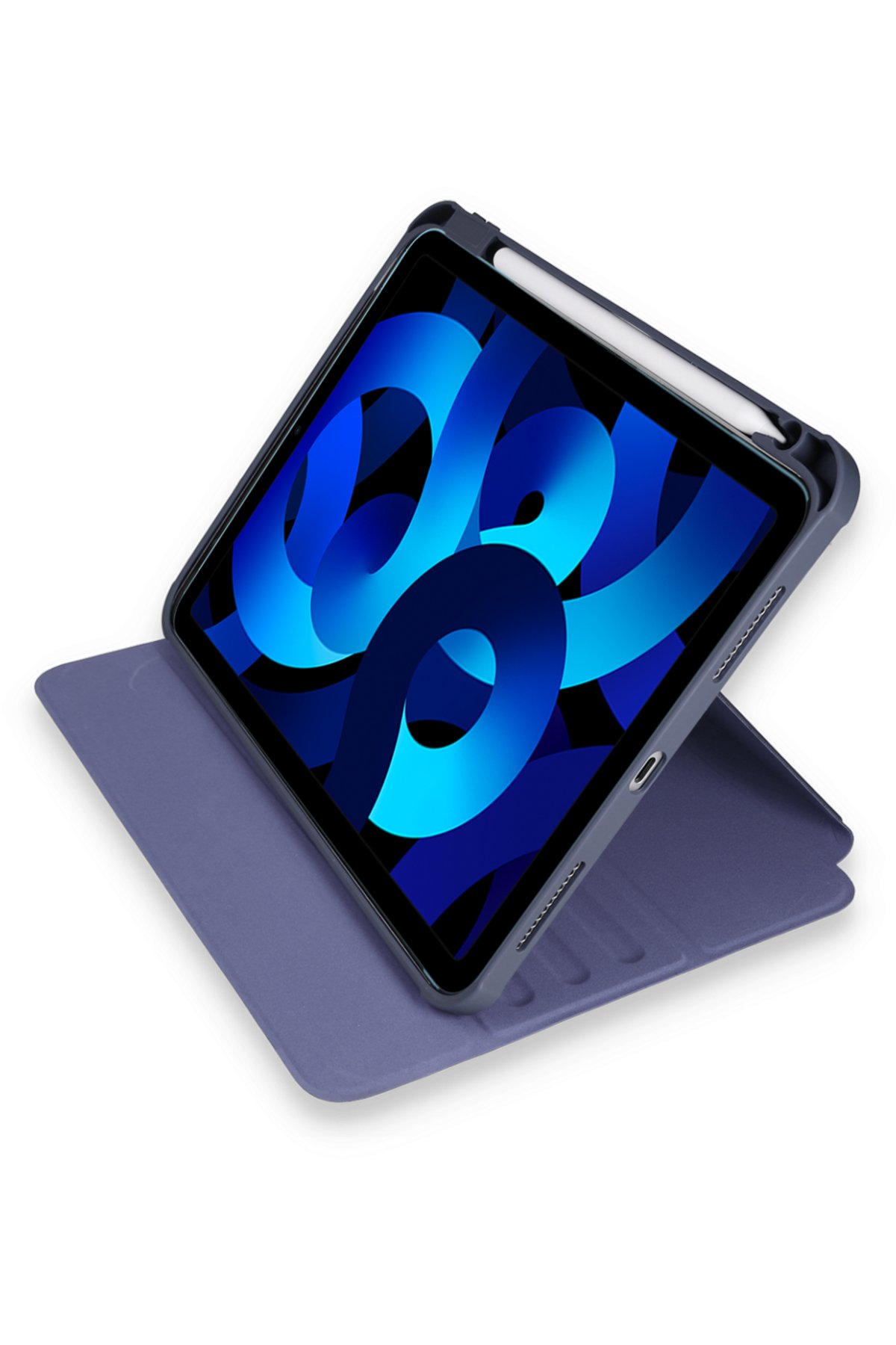 Newface iPad Pro 12.9 (2021) Kılıf Amazing Tablet Kapak - Mavi