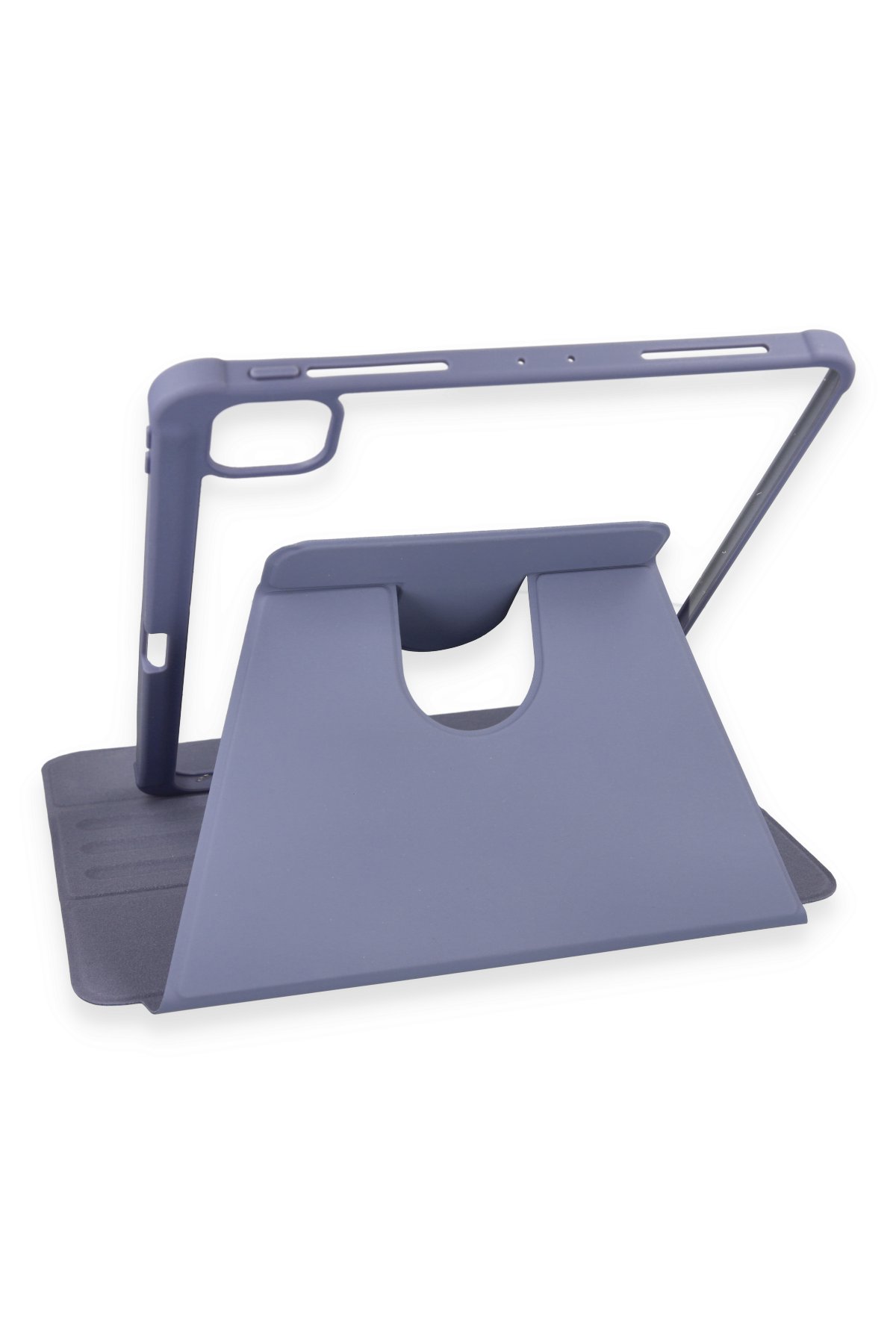 Newface iPad Pro 12.9 (2021) Kılıf 360 Tablet Deri Kılıf - Kırmızı