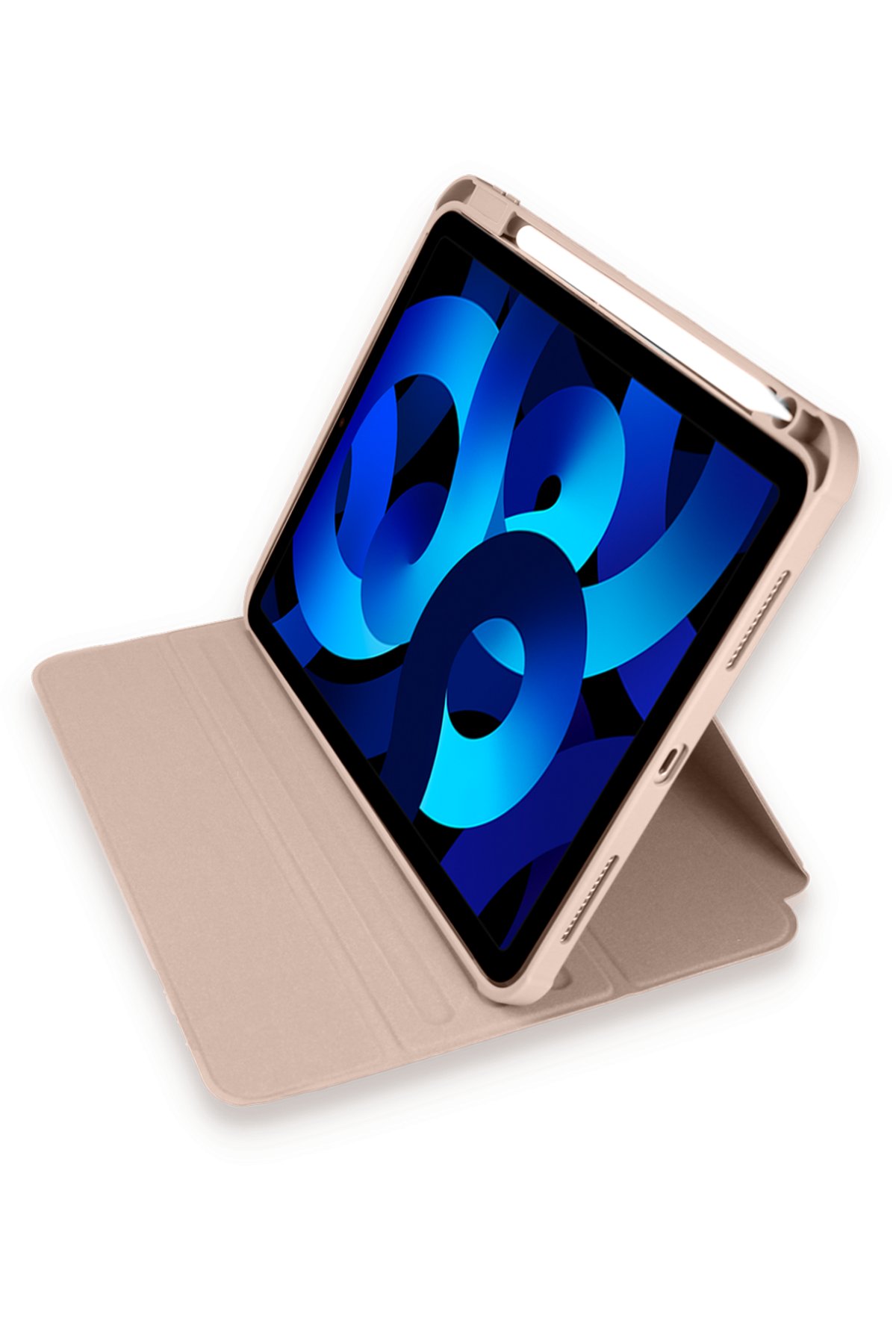 Newface iPad Pro 12.9 (2021) Kılıf Strap-C Otterbox Tablet Kapak - Pembe