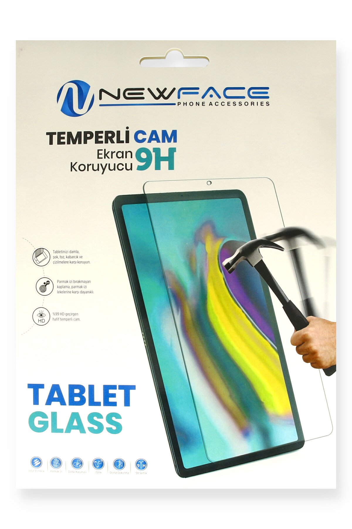 Newface iPad Pro 12.9 (2021) Kılıf Amazing Tablet Kapak - Kırmızı