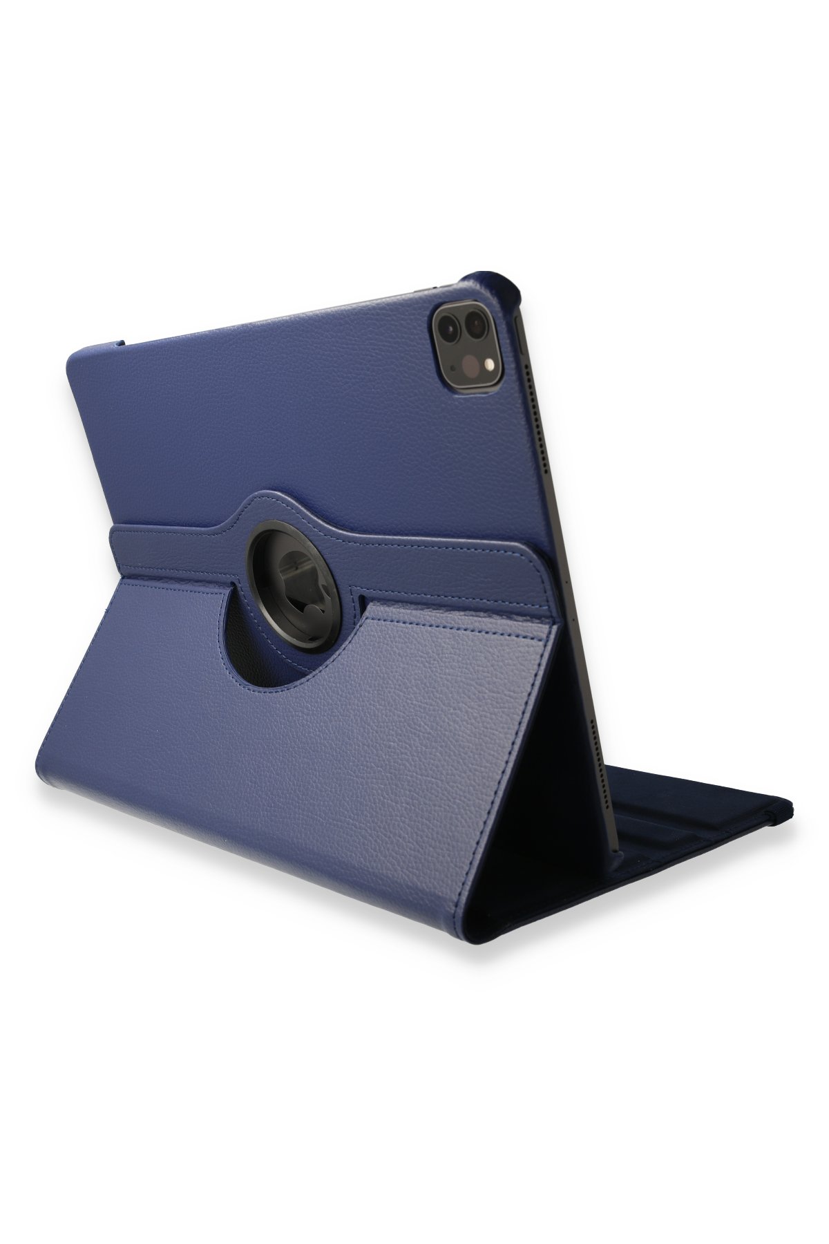 Newface iPad Pro 12.9 (2020) Kılıf 360 Tablet Deri Kılıf - Pembe