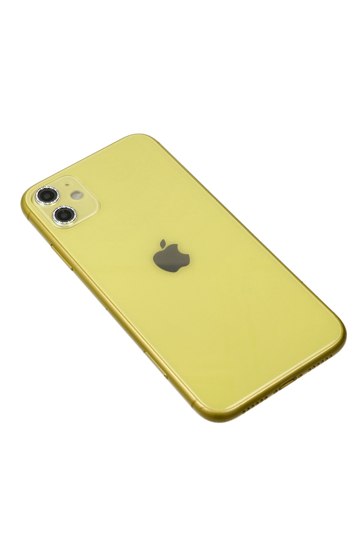 Newface iPhone 11 Kılıf Palm Buzlu Kamera Sürgülü Silikon - Yeşil