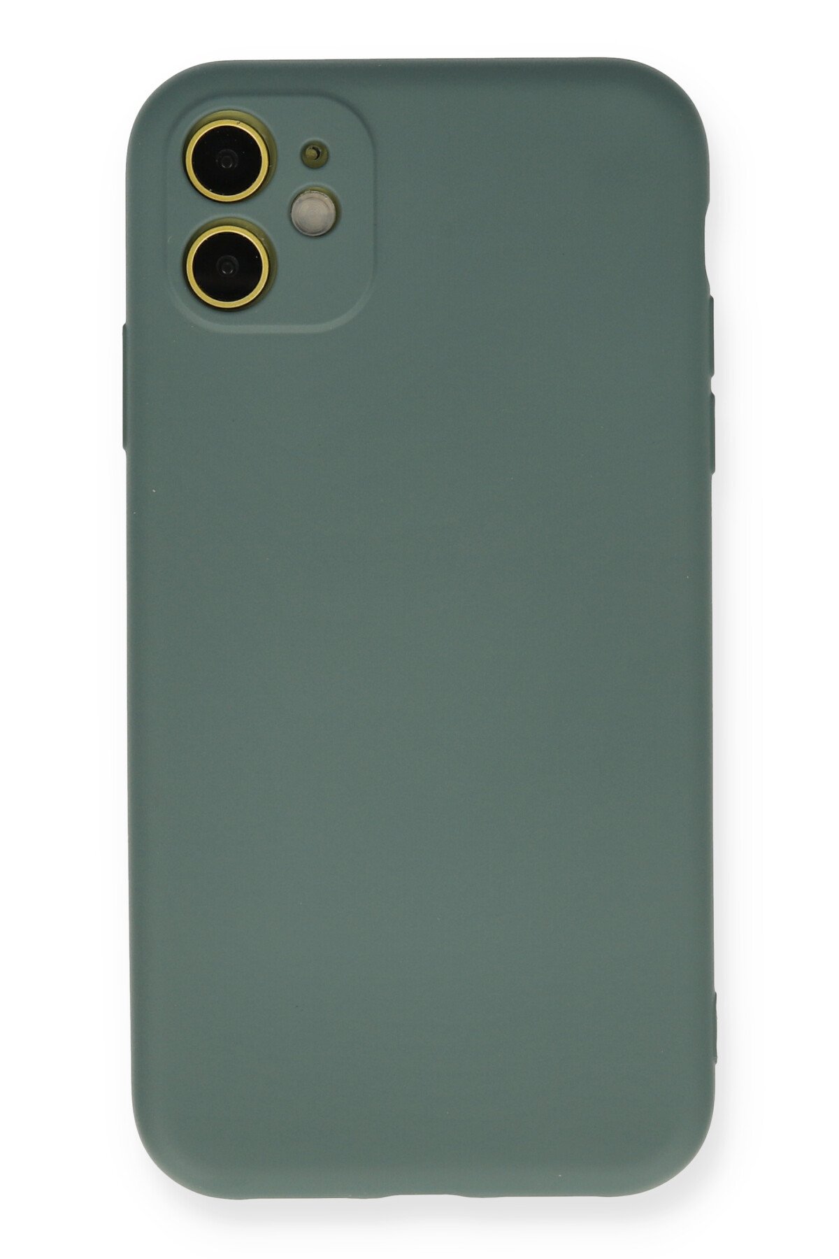 Newface iPhone 11 Kılıf Power Silikon - Koyu Yeşil
