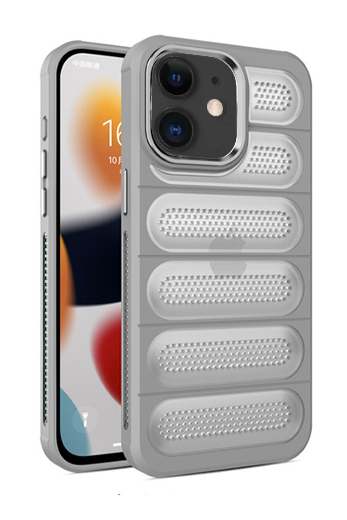 Newface iPhone 11 Pers Alüminyum Kamera Lens - Kırmızı