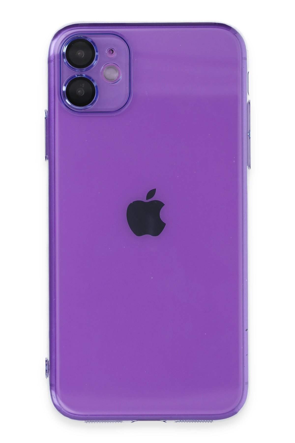 Newface iPhone 11 Kılıf Boyi Silikon Kapak - Derin Mor